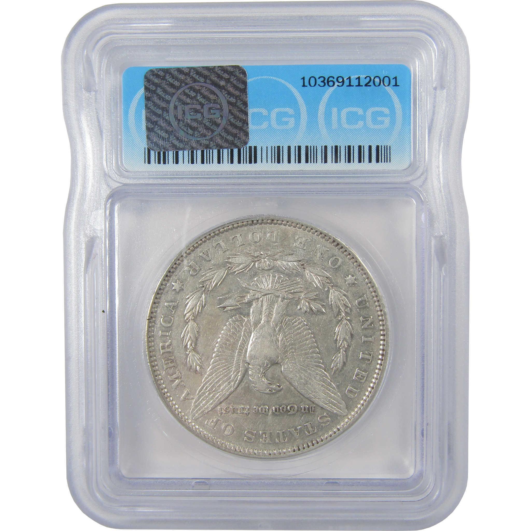 1893 Morgan Dollar EF 45 ICG Silver $1 Coin SKU:I23819 - Morgan coin - Morgan silver dollar - Morgan silver dollar for sale - Profile Coins & Collectibles