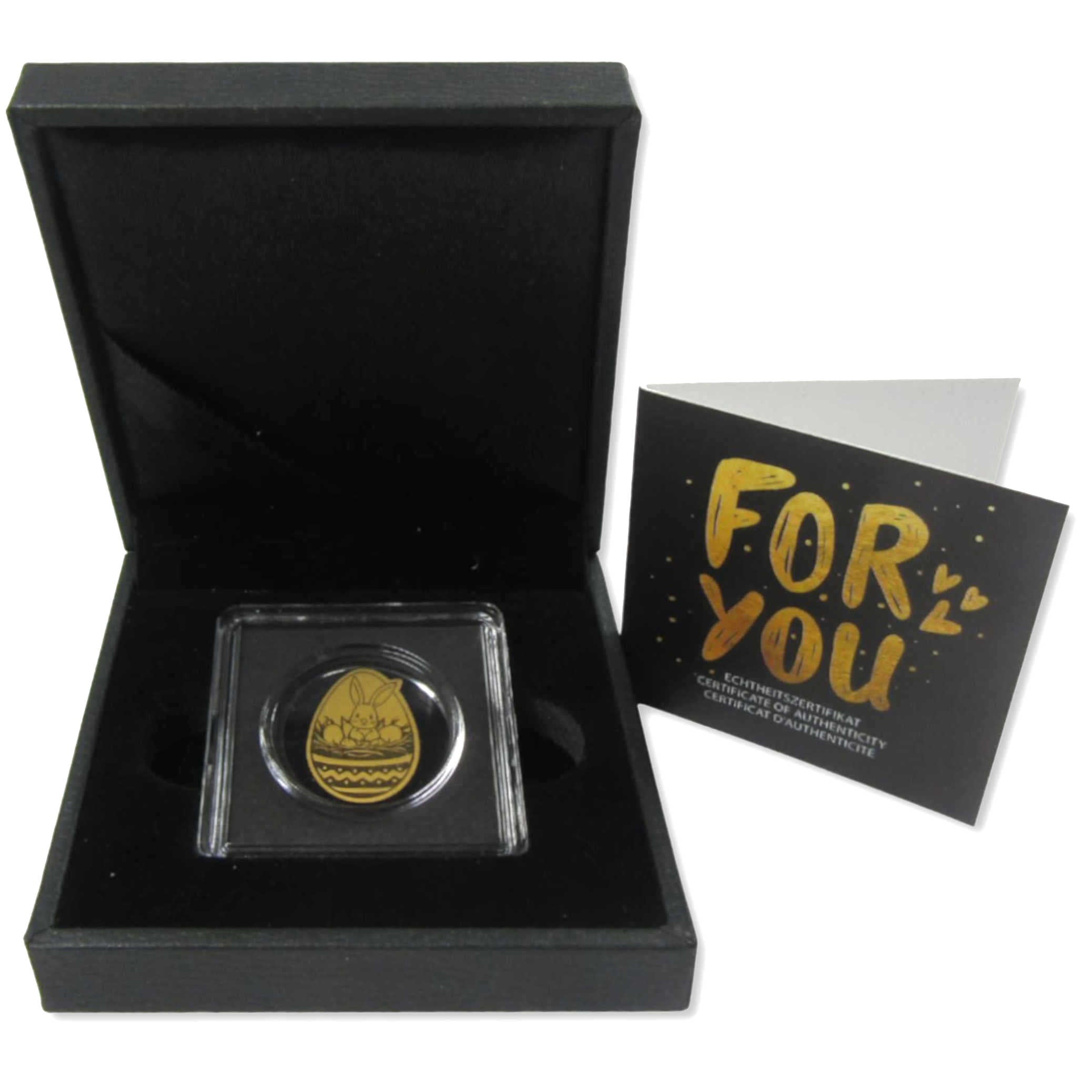 2026 Easter Egg 3000 Franc CFA 1/1000 oz .999 Gold Coin Collectible