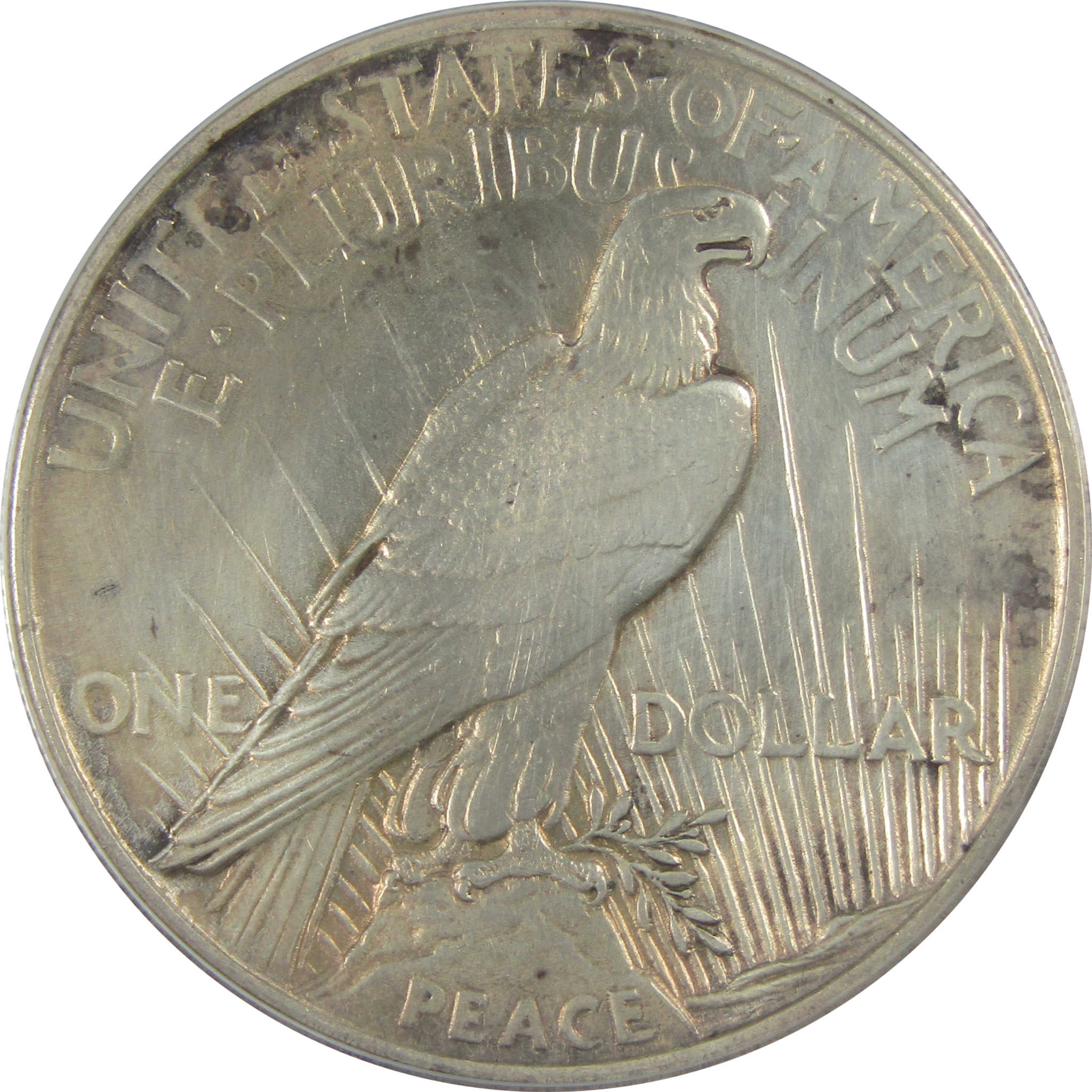 1921 High Relief Peace Dollar AU 58 Details ANACS Silver SKU:CP156