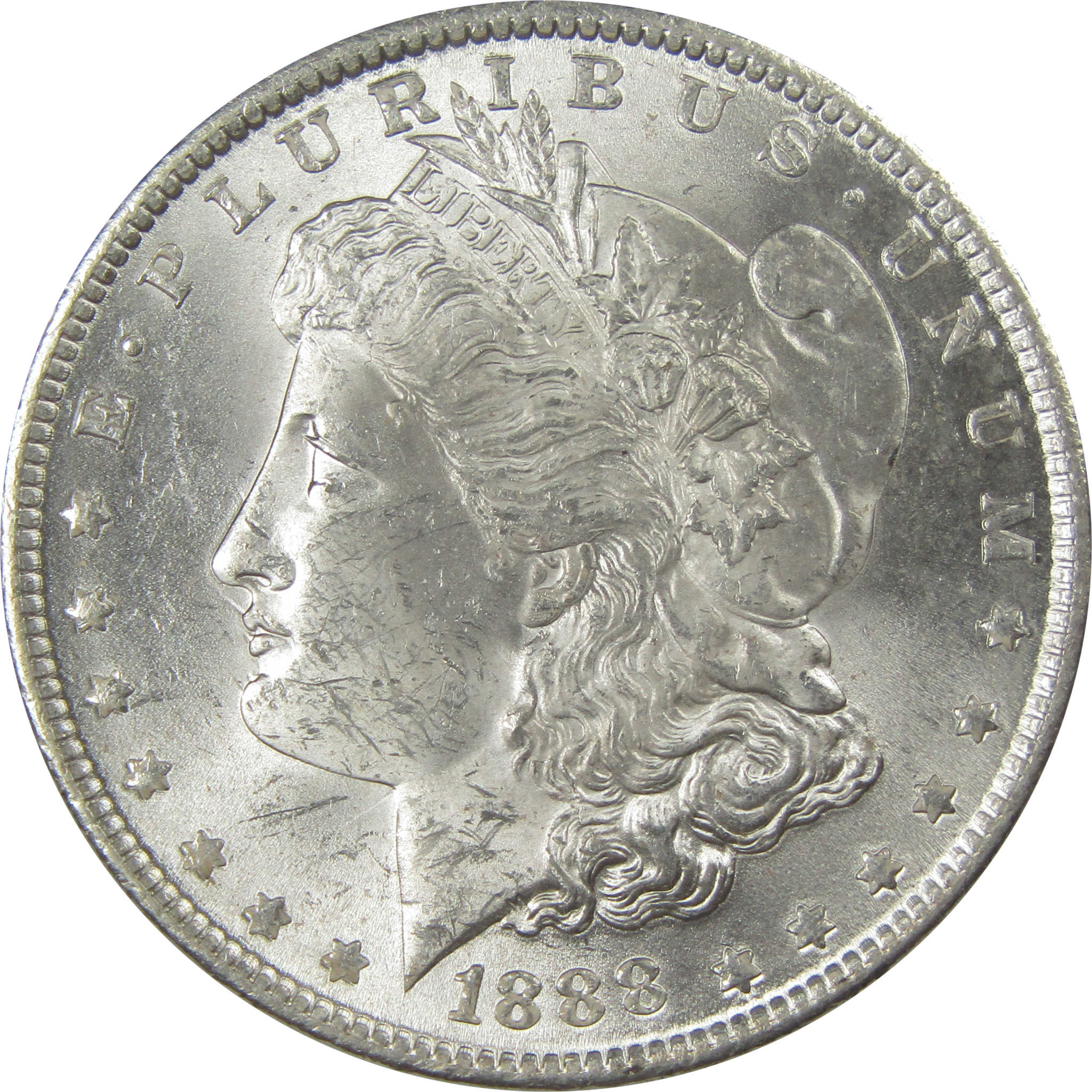 1888 Morgan Dollar Uncirculated Silver $1 Coin SKU:I21077 - Morgan coin - Morgan silver dollar - Morgan silver dollar for sale - Profile Coins & Collectibles