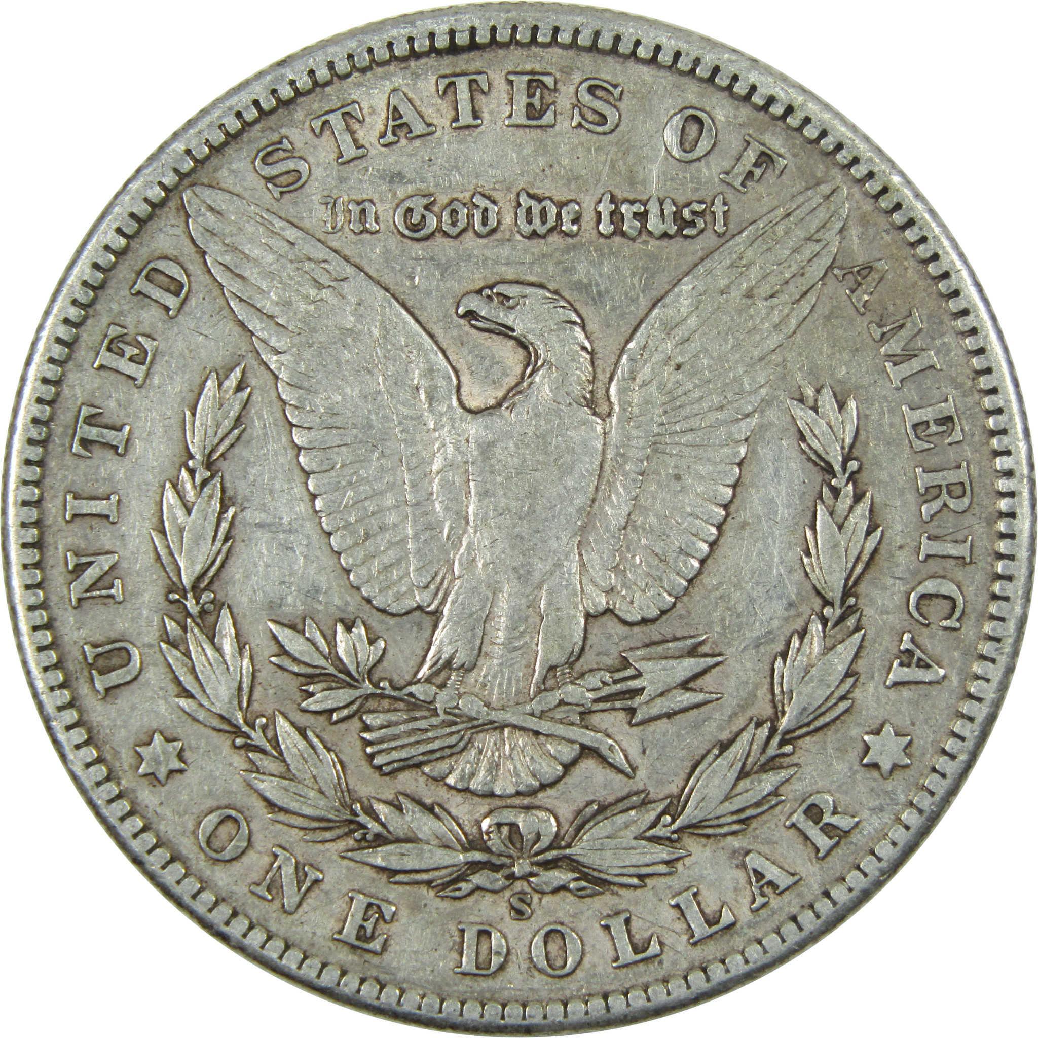 1904 S Morgan Dollar XF EF Extremely Fine Silver $1 Coin SKU:I14766 - Morgan coin - Morgan silver dollar - Morgan silver dollar for sale - Profile Coins & Collectibles