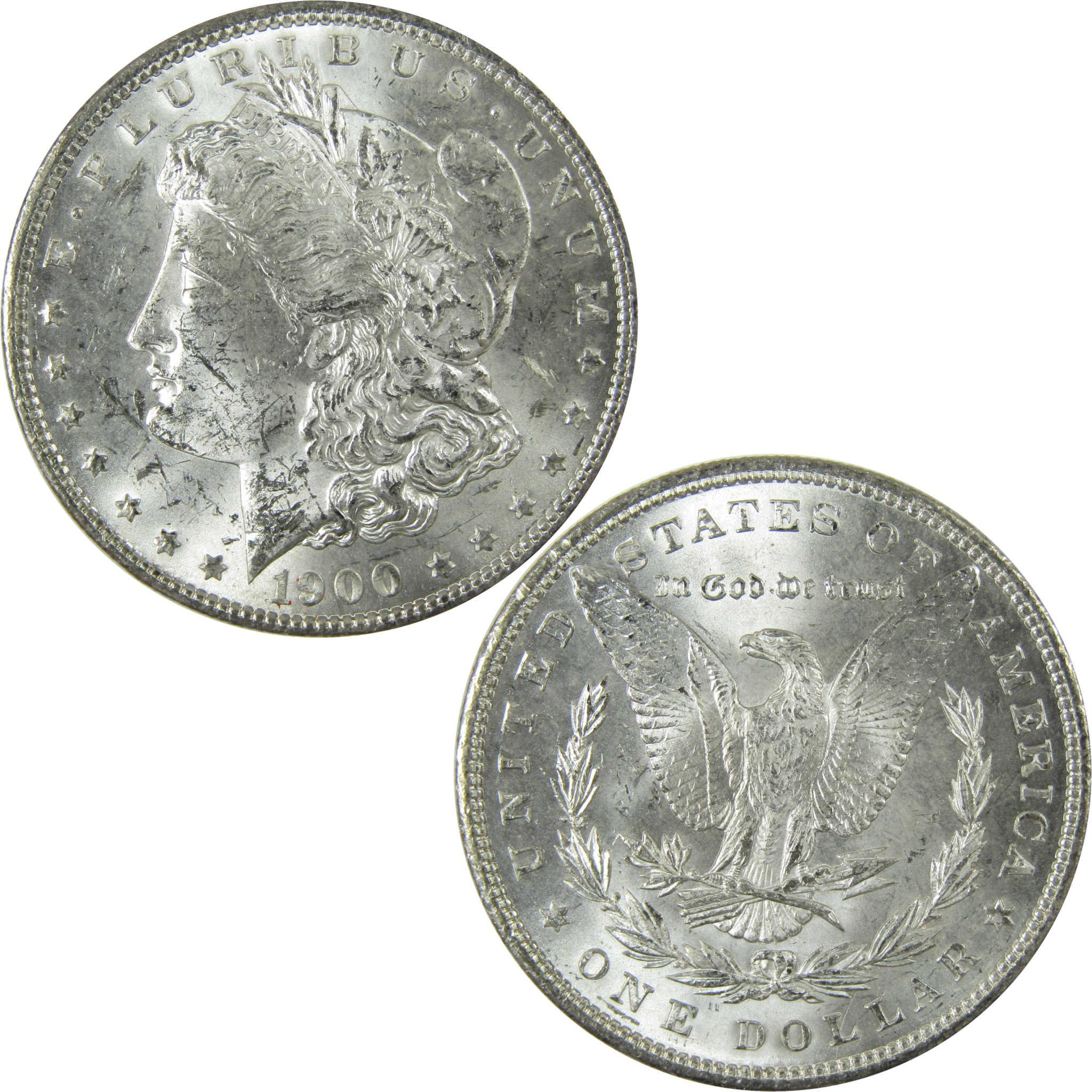 1900 Morgan Silver Dollar Uncirculated Mint State $1 Coin SKU:I27743 - Morgan coin - Morgan silver dollar - Morgan silver dollar for sale - Profile Coins & Collectibles