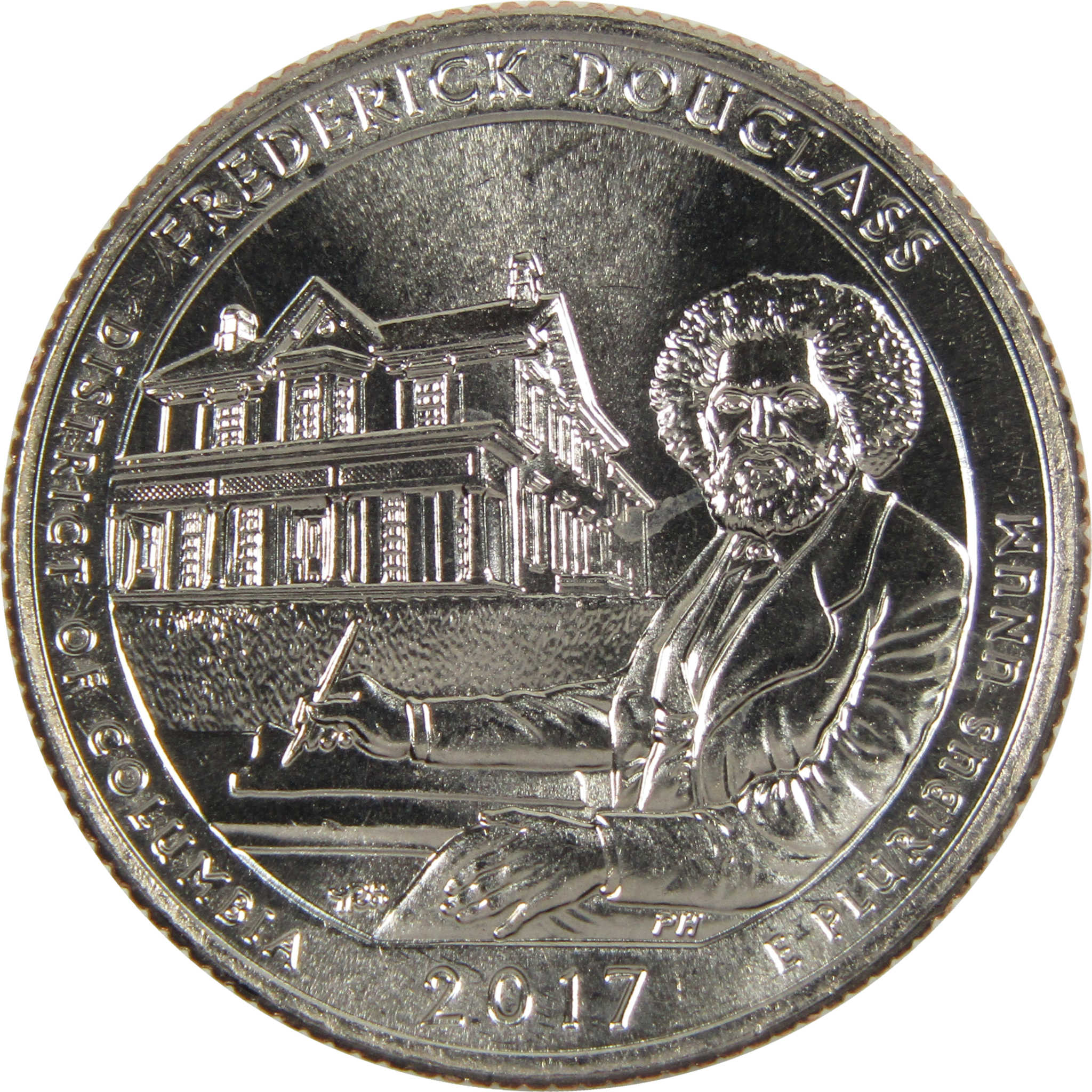 2017 D Frederick Douglass NHS National Park Quarter Uncirculated Clad