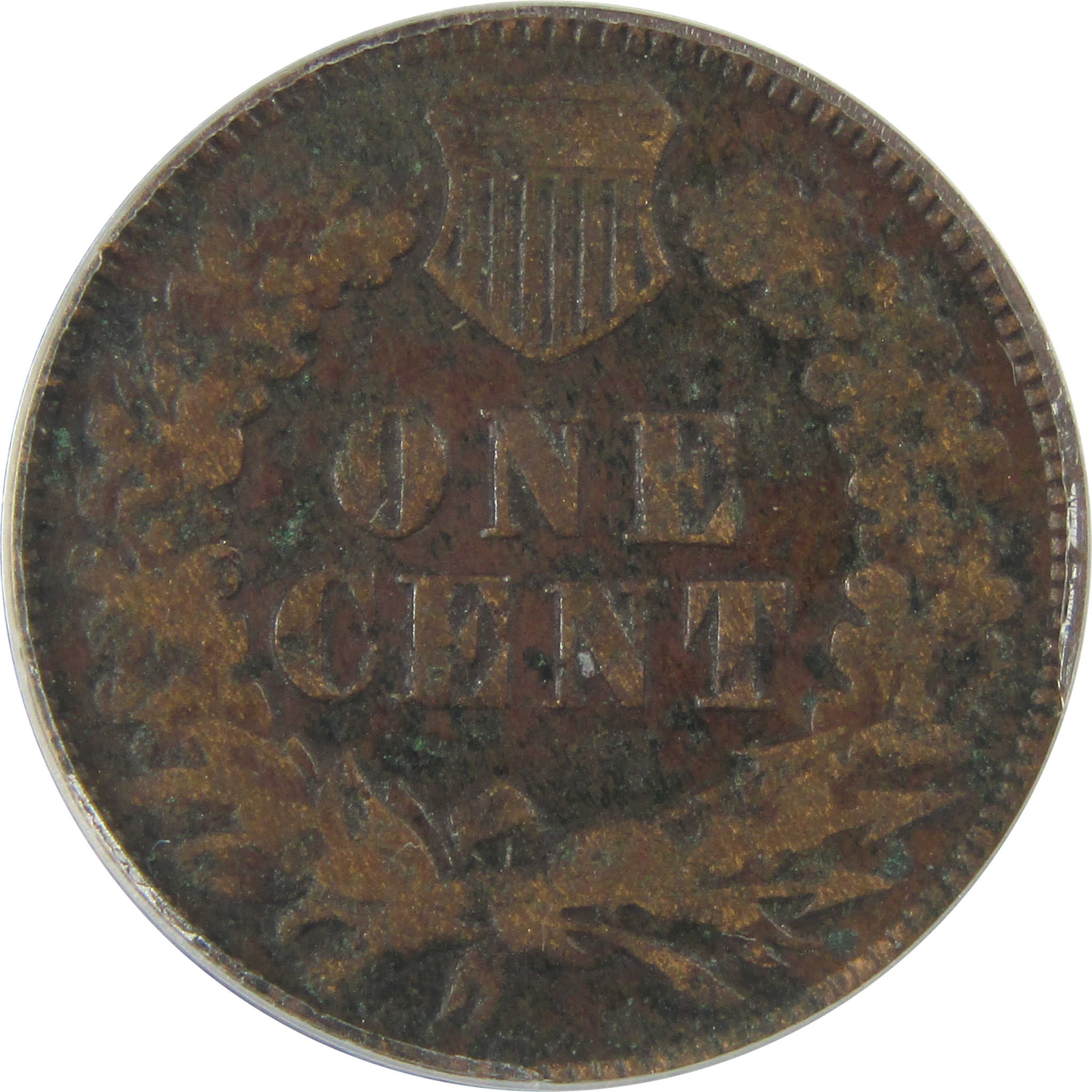 1874 Indian Head Cent F 12 Details ANACS Penny 1c Coin SKU:I22275