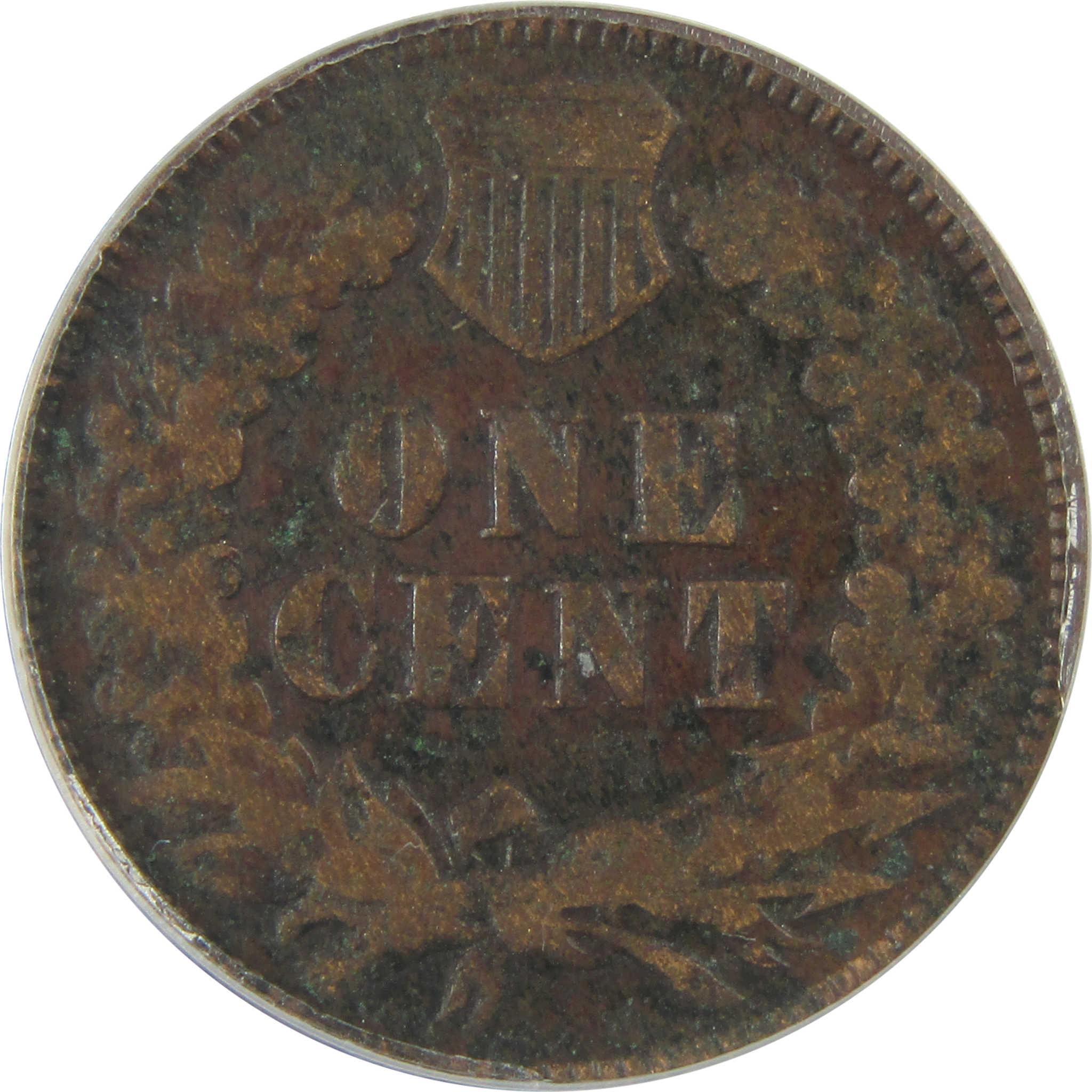 1874 Indian Head Cent F 12 Details ANACS Penny 1c Coin SKU:I22275