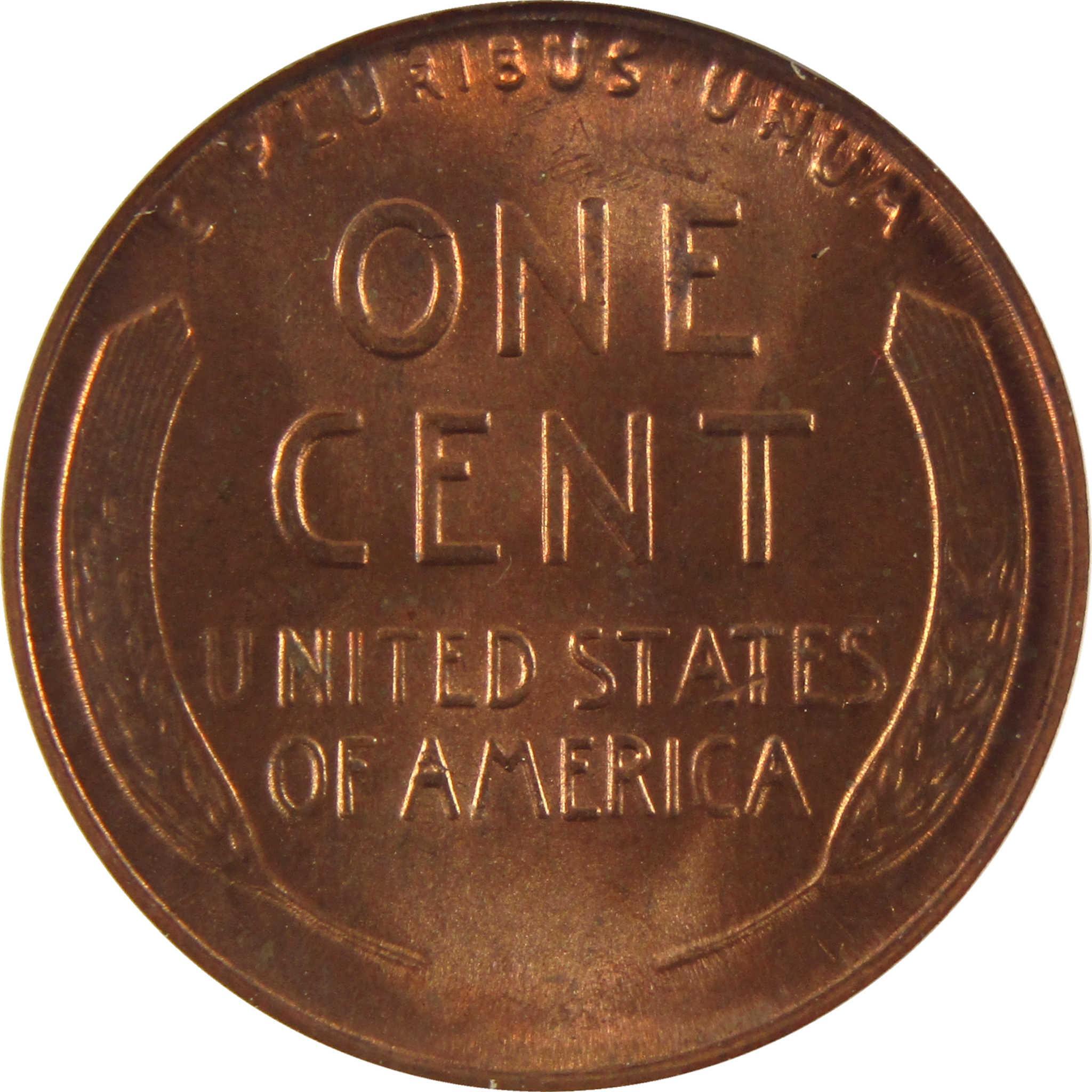 Wheat penny reverse, one cent coin, United States of America collectible coin