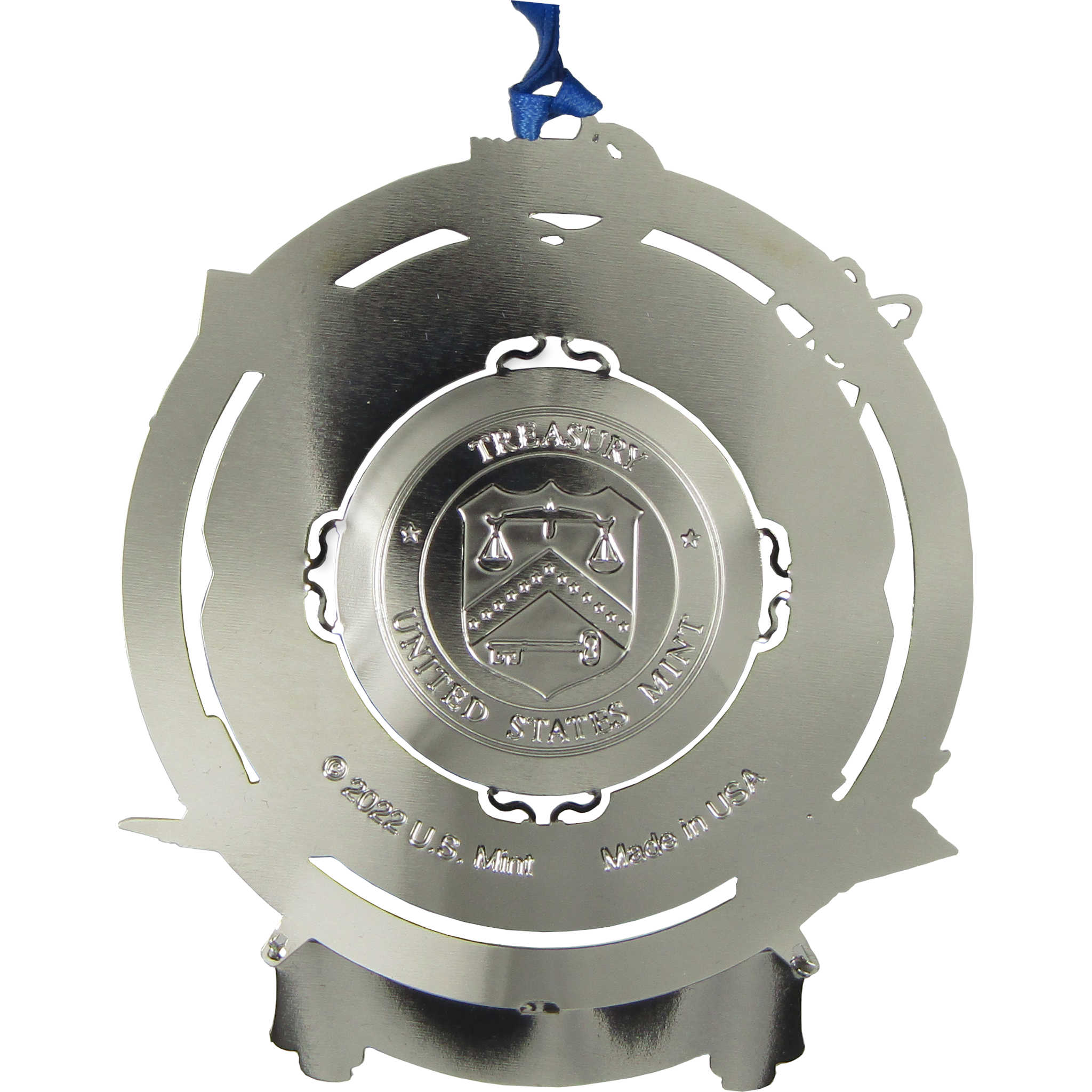 2022 Sally Ride American Women Quarter Christmas Ornament OGP COA