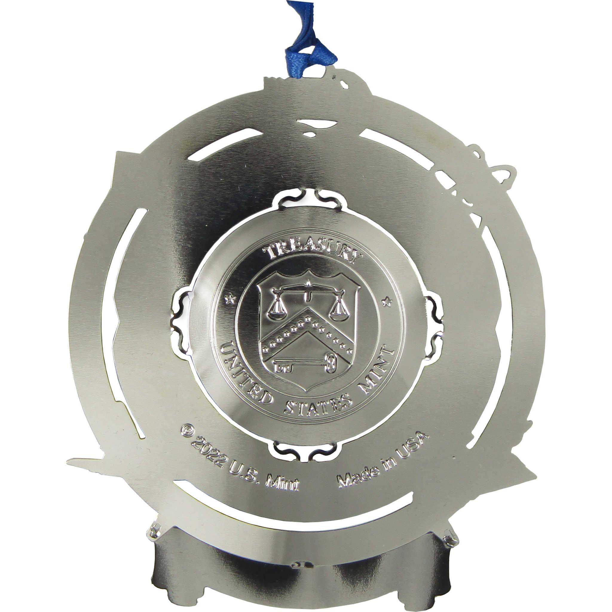 2022 Sally Ride American Women Quarter Christmas Ornament OGP COA