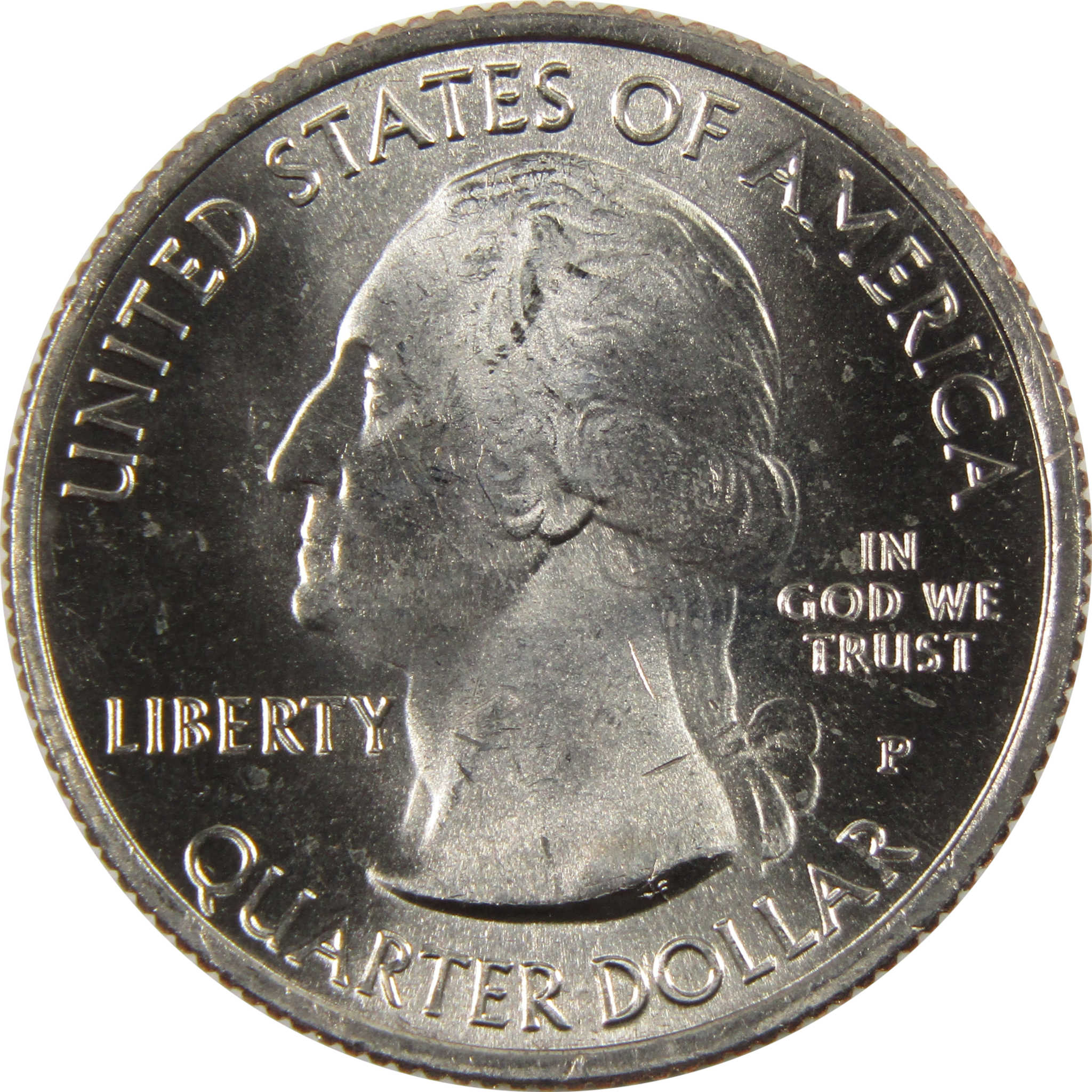 2010 P Yellowstone National Park Quarter BU Uncirculated Clad 25c Coin