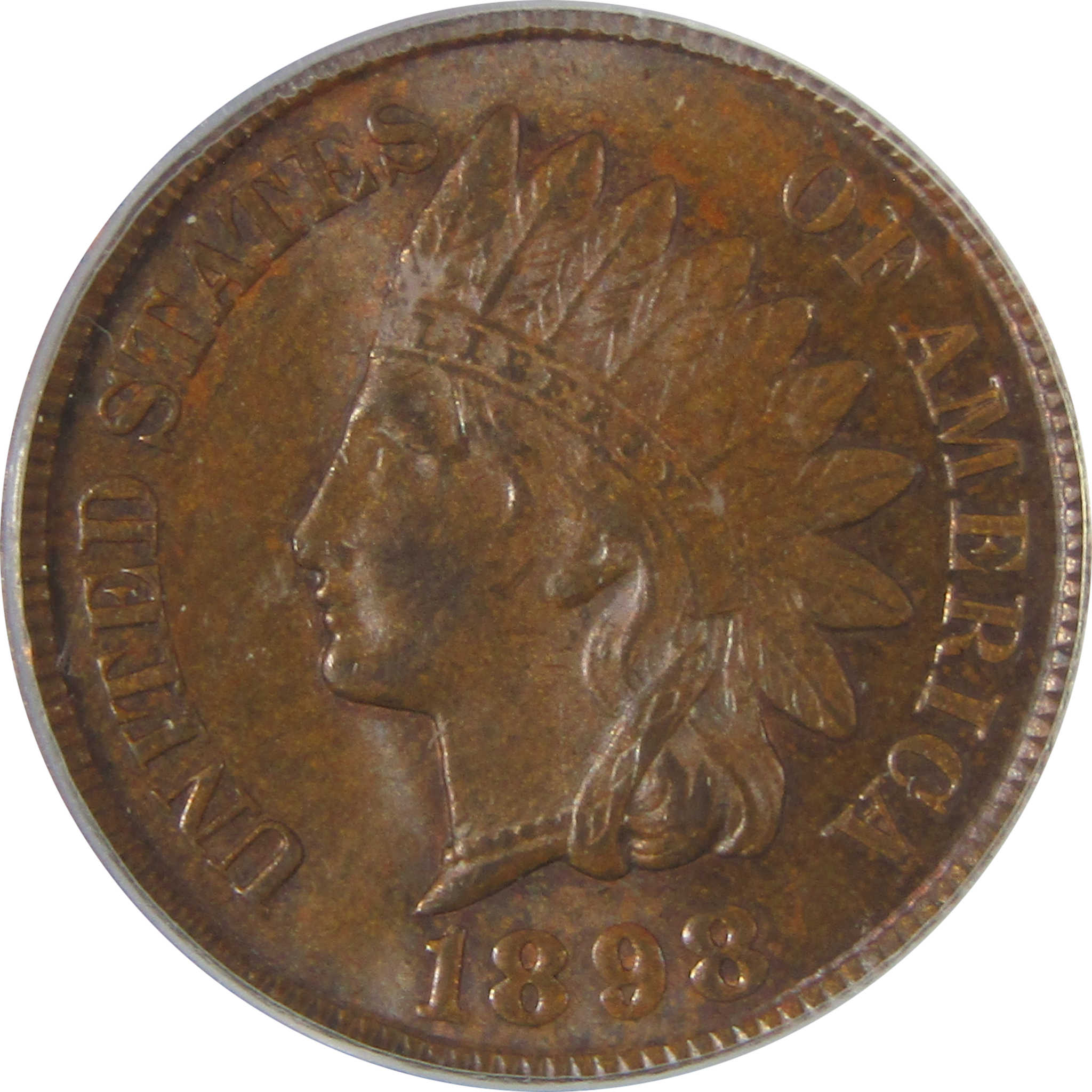 1898 Indian Head Cent MS 63 BN ICG Penny Uncirculated SKU:I22947