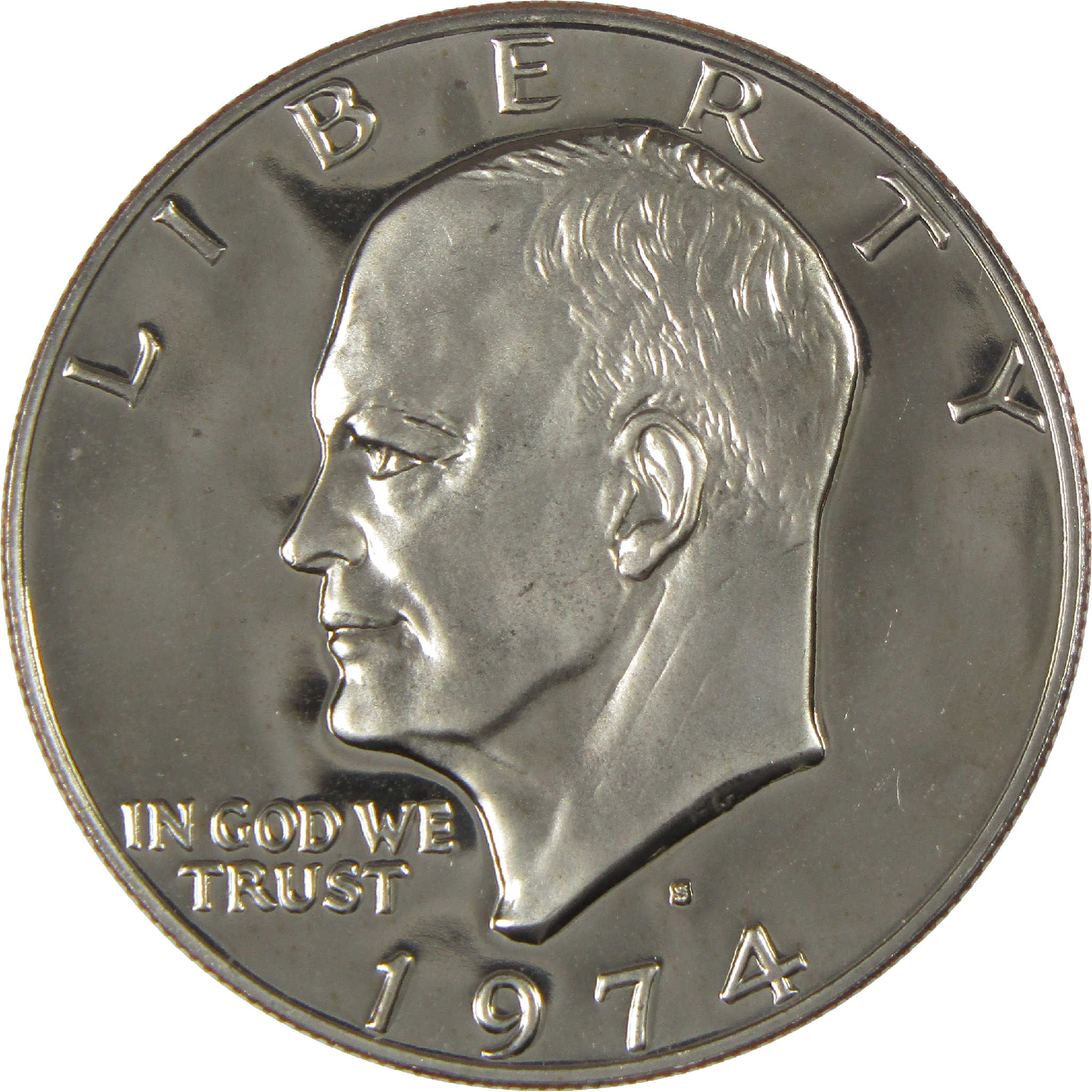 1974 S Eisenhower Dollar Choice Proof Clad IKE $1 Coin