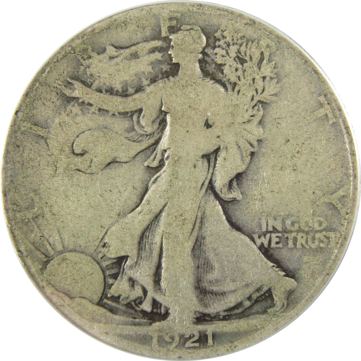 1921 D Liberty Walking Silver Half Dollar G 6 ANACS SKU:I28017