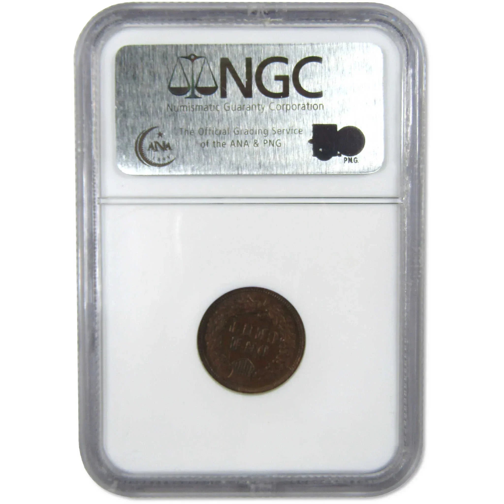 1872 Indian Head Cent AU 58 BN NGC Penny 1c Coin Collectible
