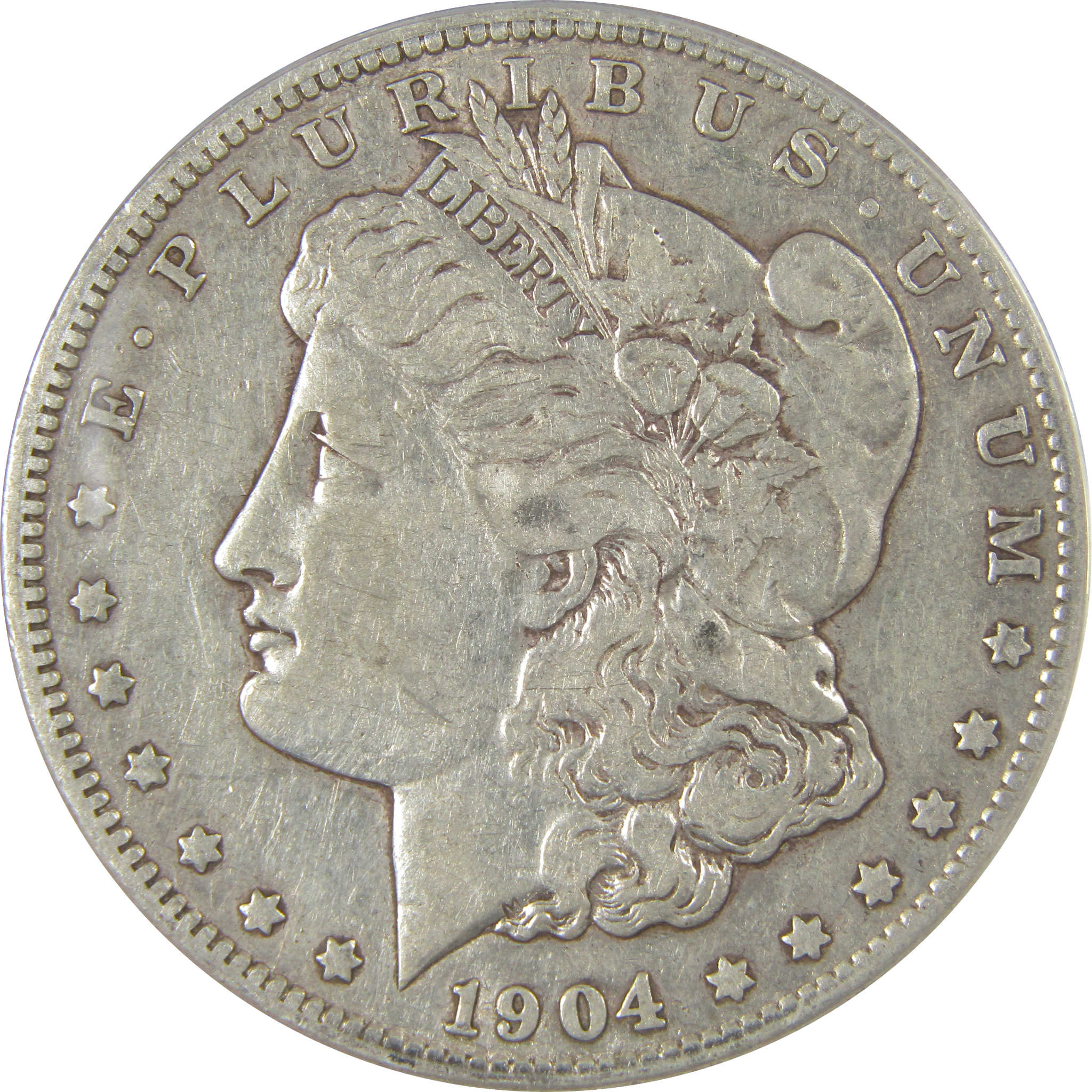 1904 S Morgan Dollar VF 25 ANACS Silver $1 Coin SKU:I21141 - Morgan coin - Morgan silver dollar - Morgan silver dollar for sale - Profile Coins & Collectibles