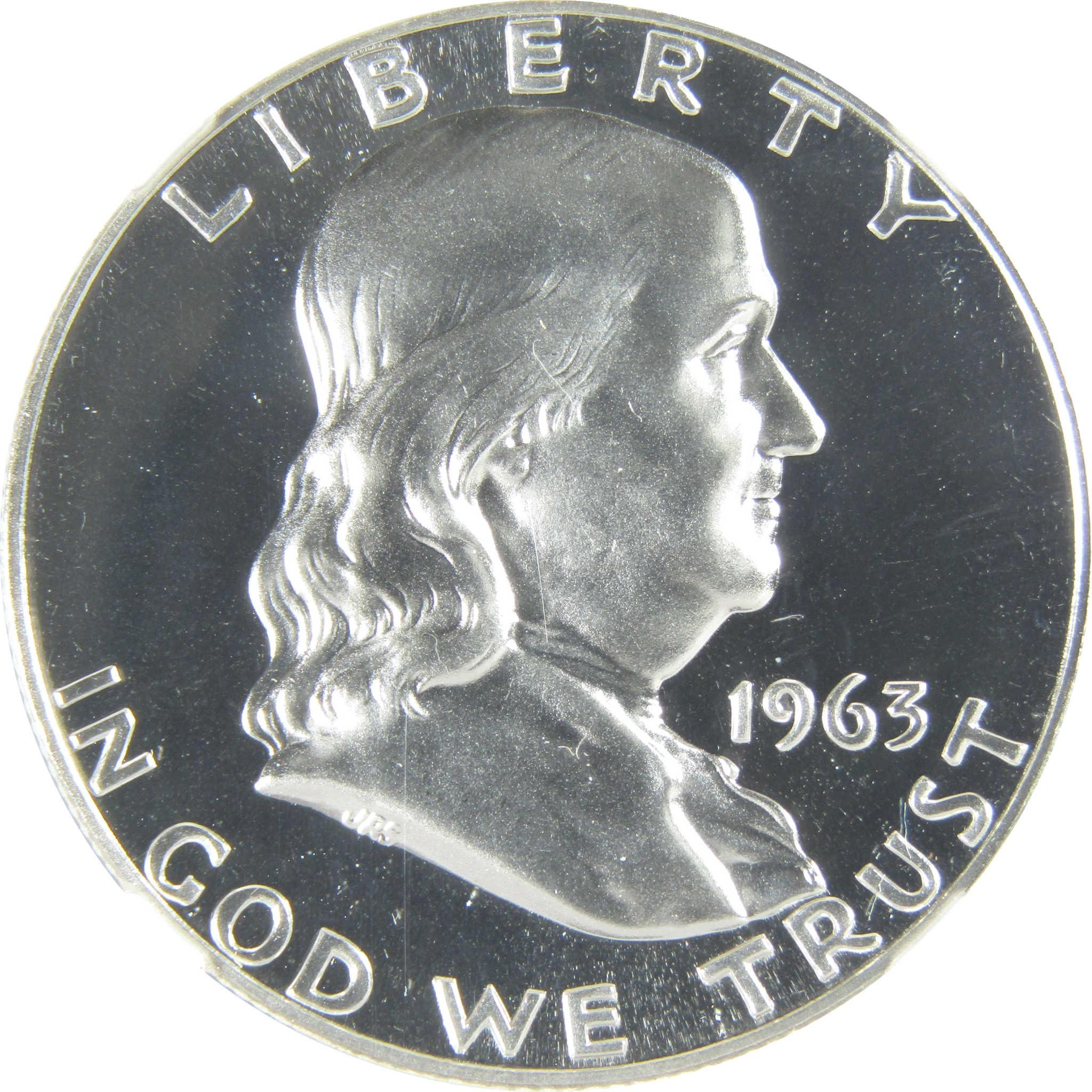1963 Franklin Silver Half Dollar PF 69 NGC Proof 50c Coin SKU:I27422