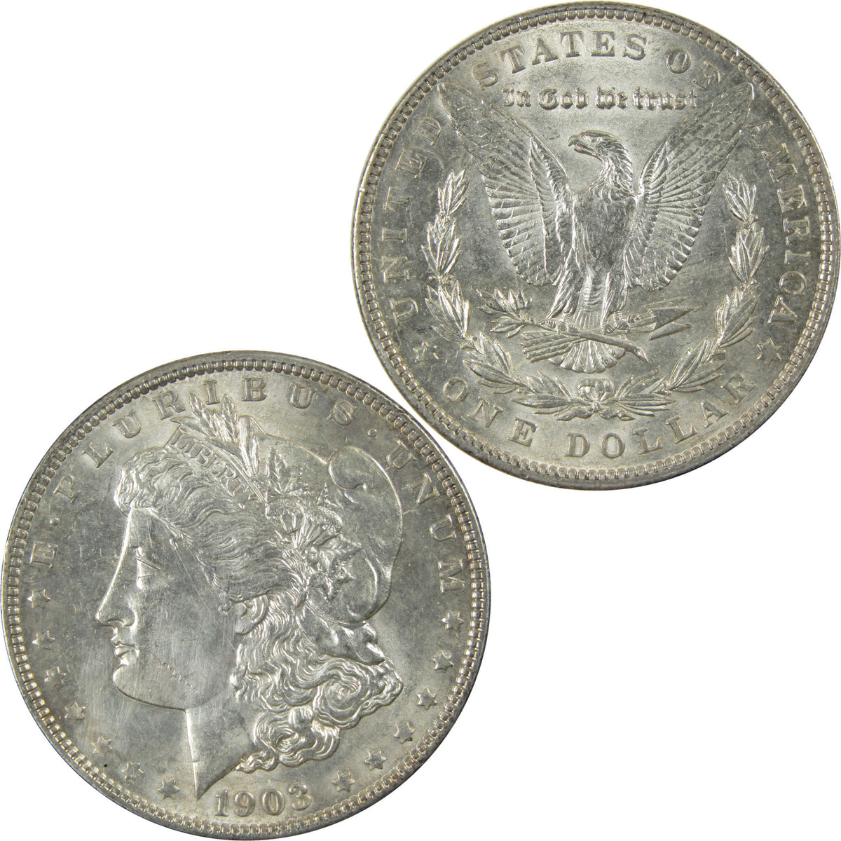 1903 Morgan Silver Dollar Uncirculated Details $1 Coin SKU:I28616