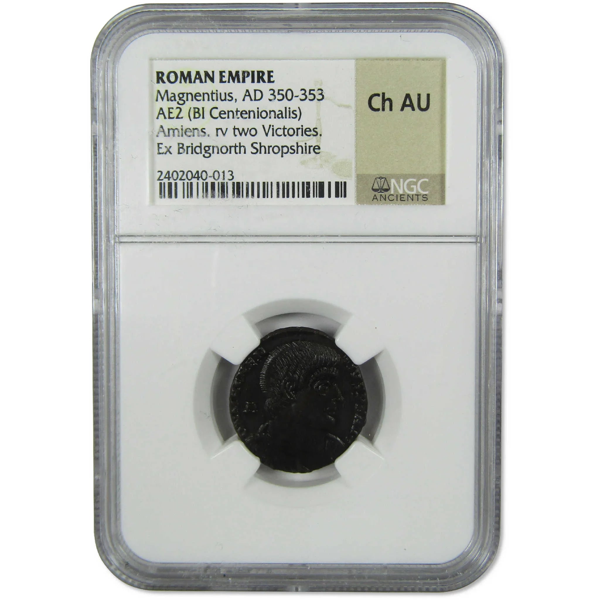 350-353 AD Magnentius Centenionalis CH AU NGC Bridgnorth Shropshire