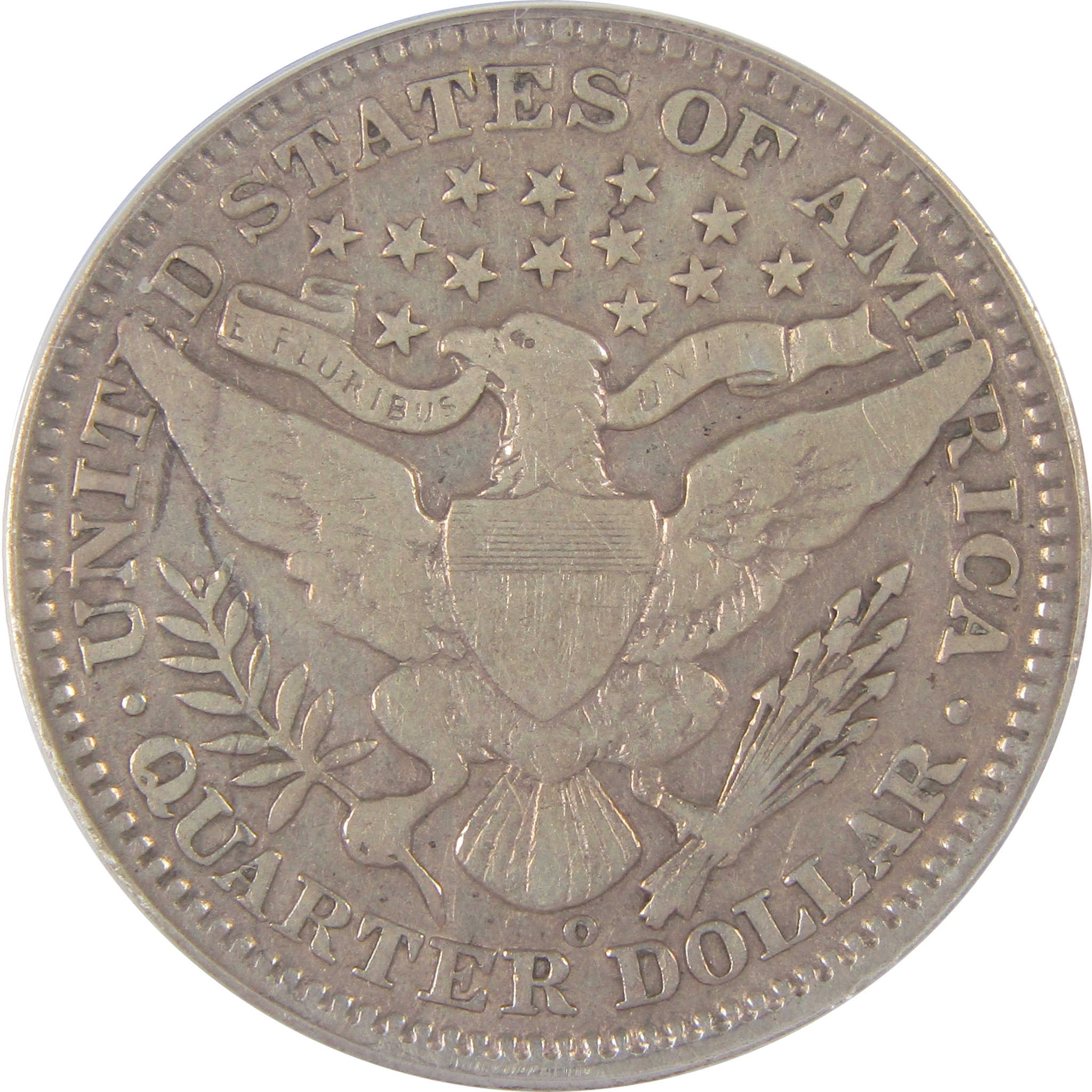 1909 O Barber Quarter F 12 ANACS Silver 25c Coin SKU:I17811