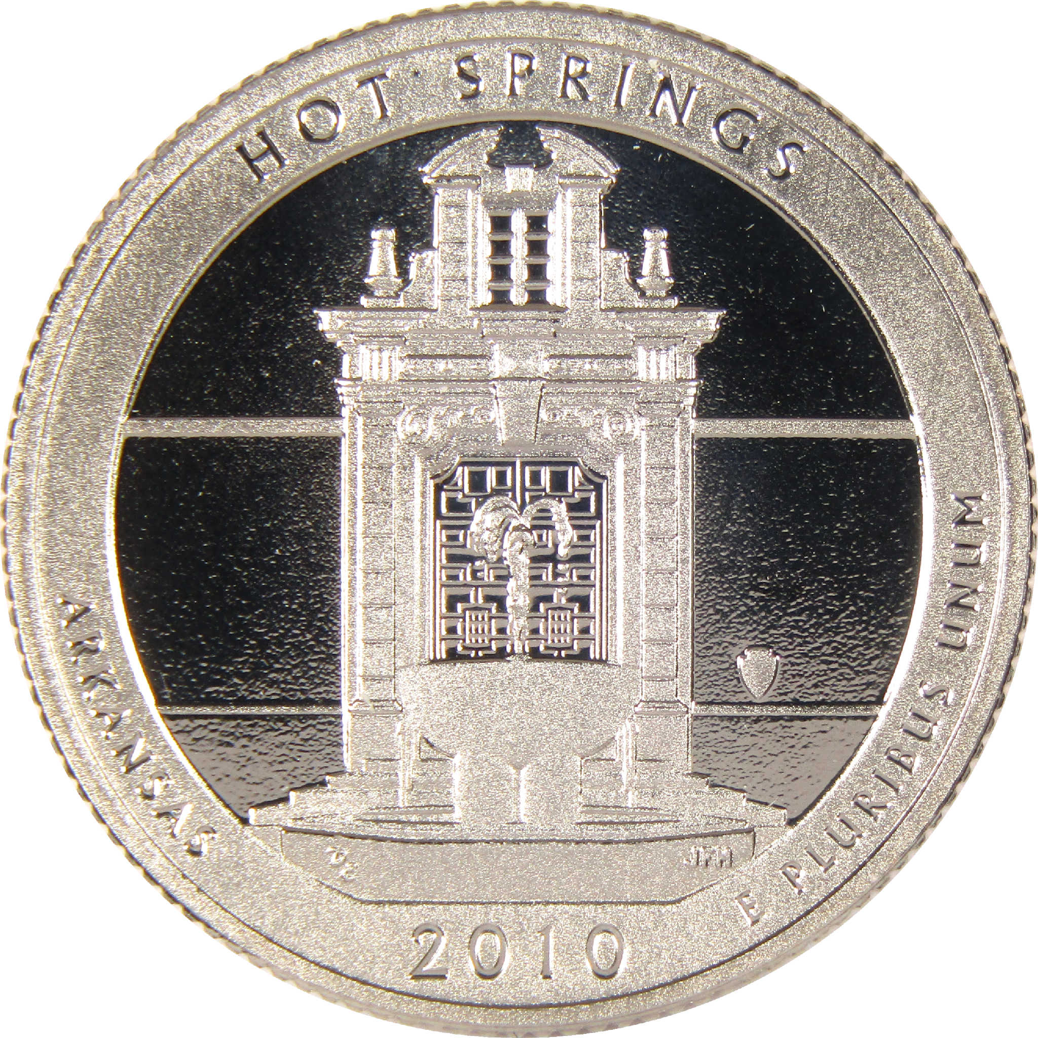 2010 S Hot Springs National Park Quarter Clad 25c Proof Coin