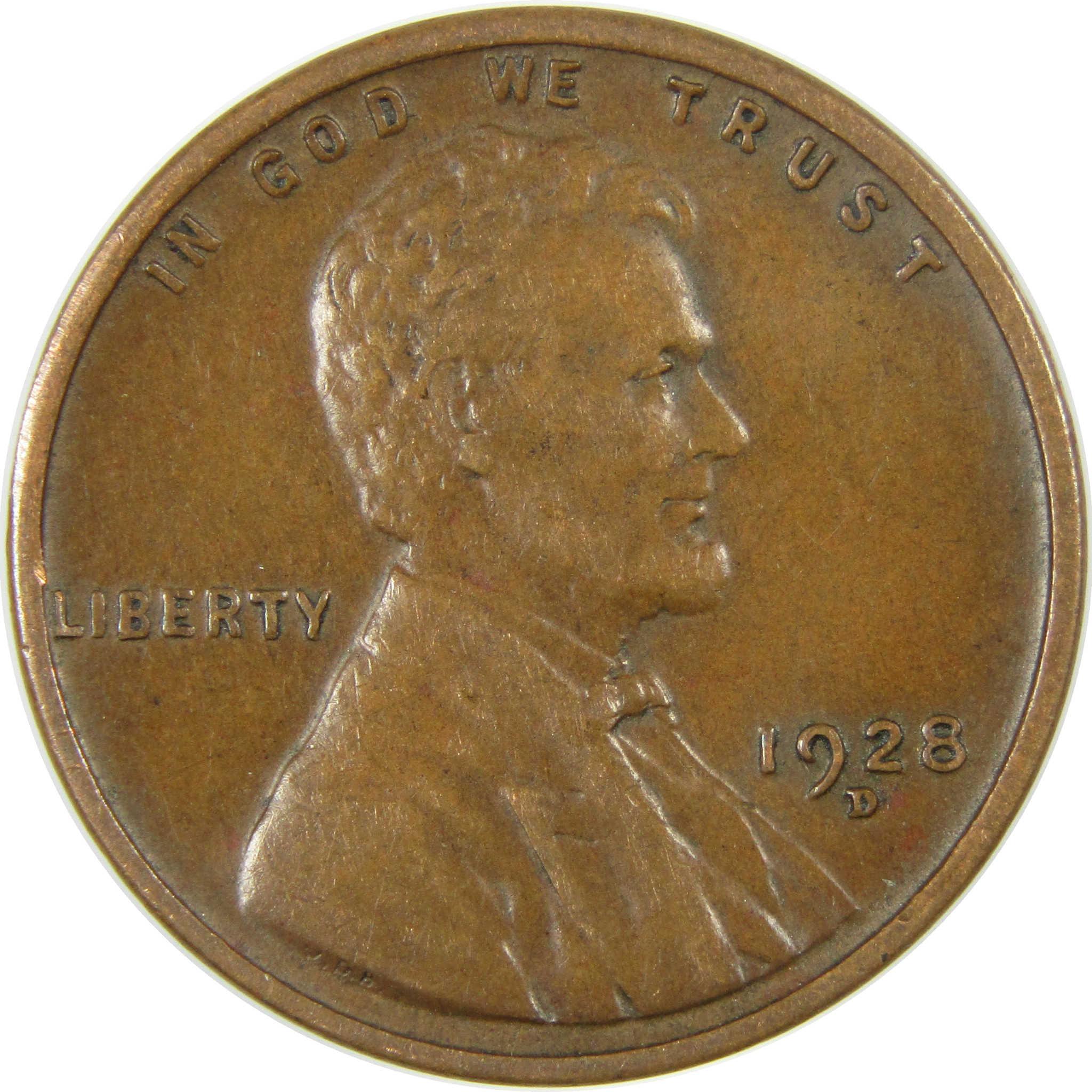 1928 D Lincoln Wheat Cent VF Very Fine Penny 1c Coin SKU:I27629
