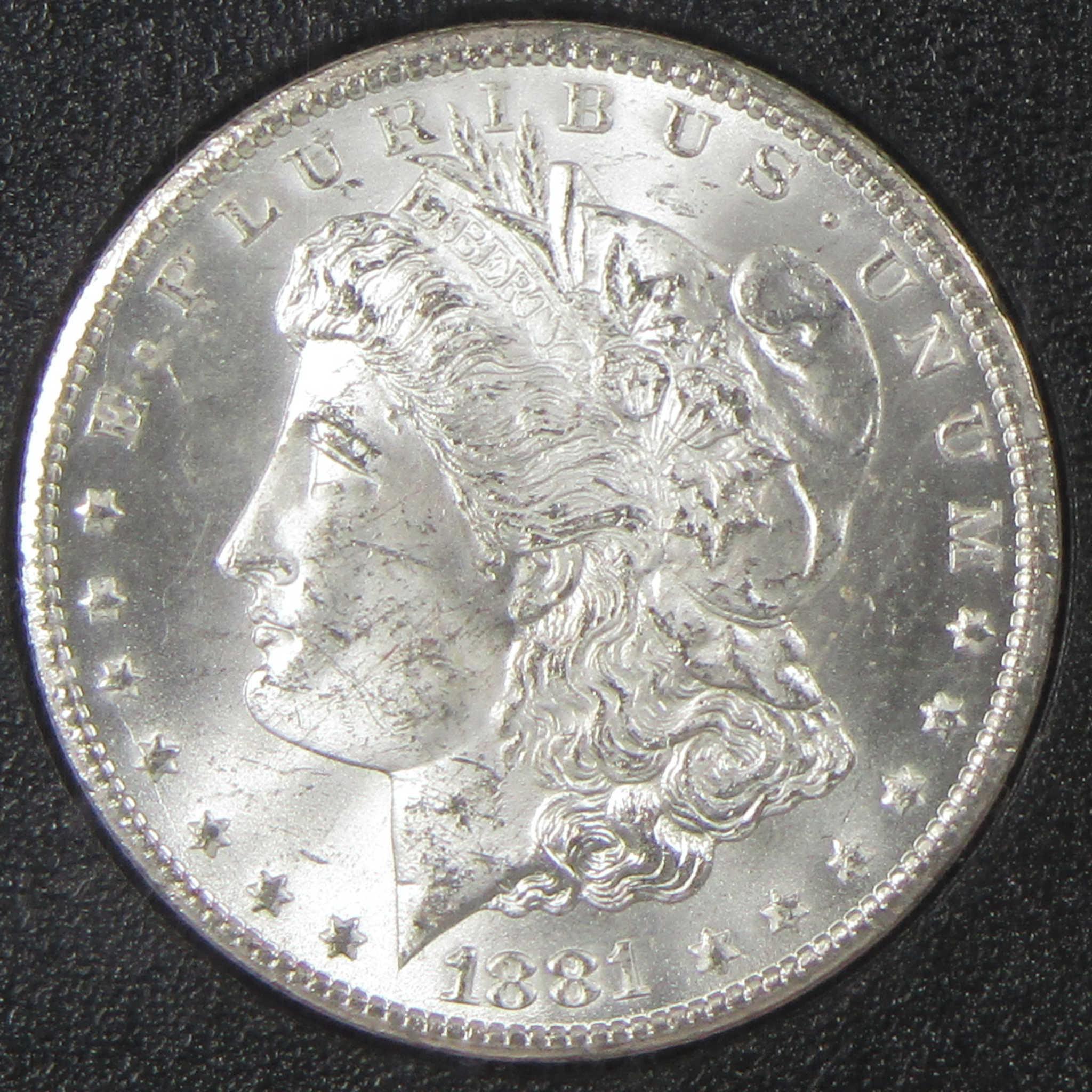 1881 CC GSA Morgan Silver Dollar MS 63 NGC CAC Uncirculated $1 Coin - Morgan coin - Morgan silver dollar - Morgan silver dollar for sale - Profile Coins & Collectibles