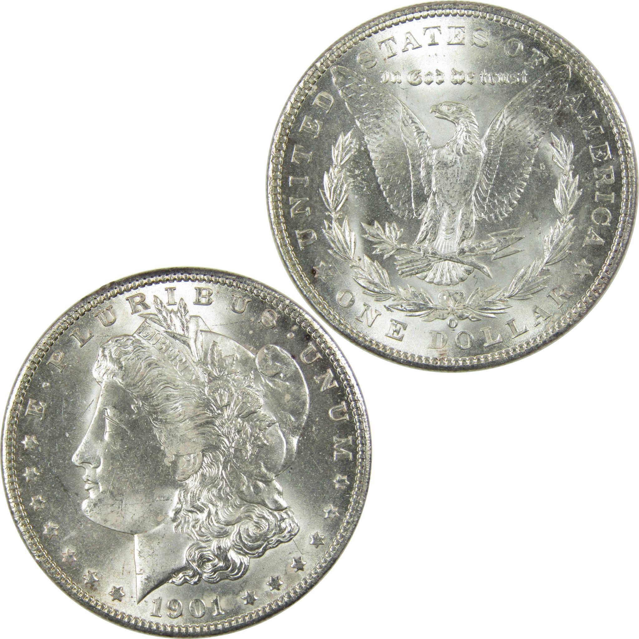 1901 O Morgan Silver Dollar Uncirculated Mint State $1 Coin SKU:I27795 - Morgan coin - Morgan silver dollar - Morgan silver dollar for sale - Profile Coins & Collectibles