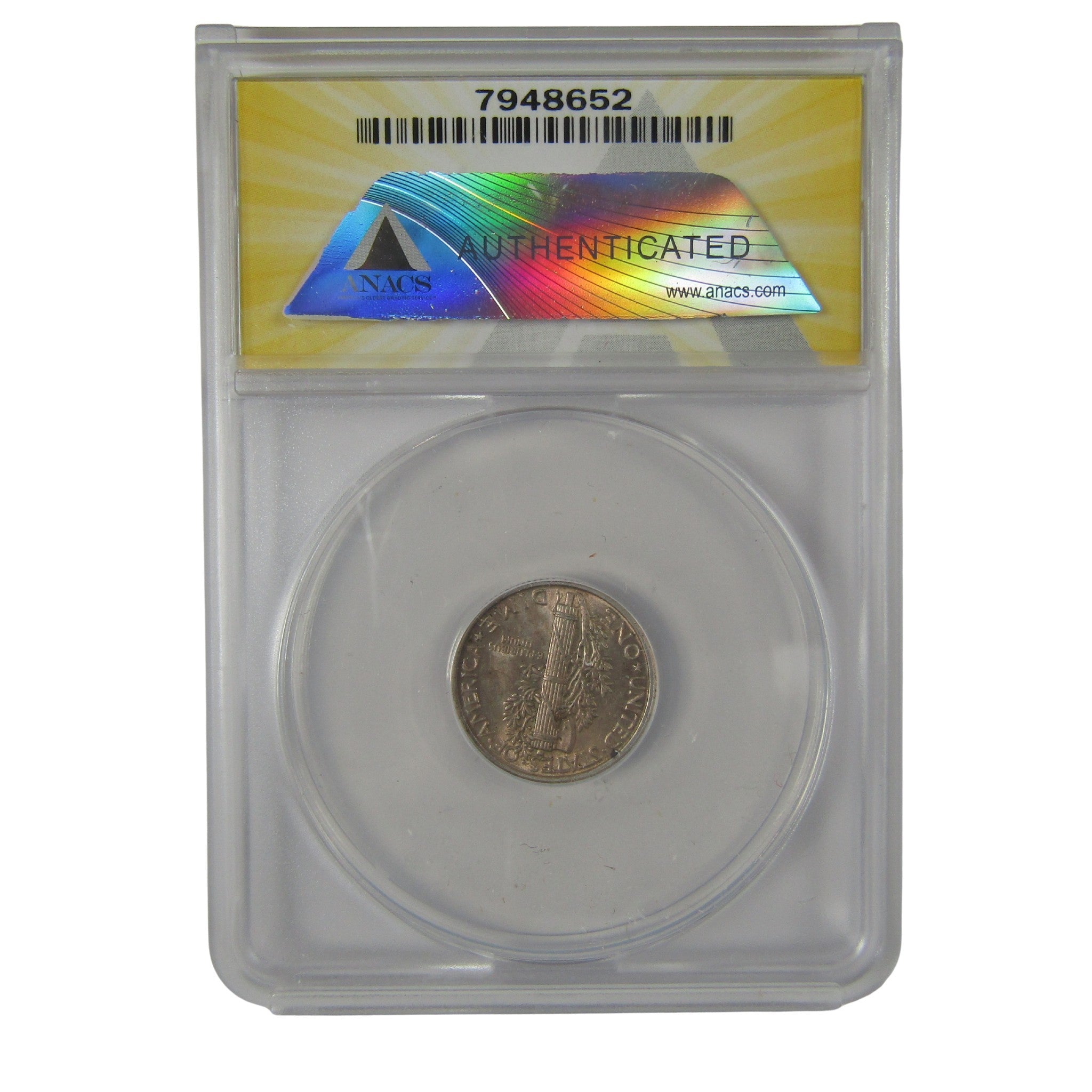 1931 Mercury Dime MS 63 ANACS Silver Uncirculated 10c Coin SKU:I23023