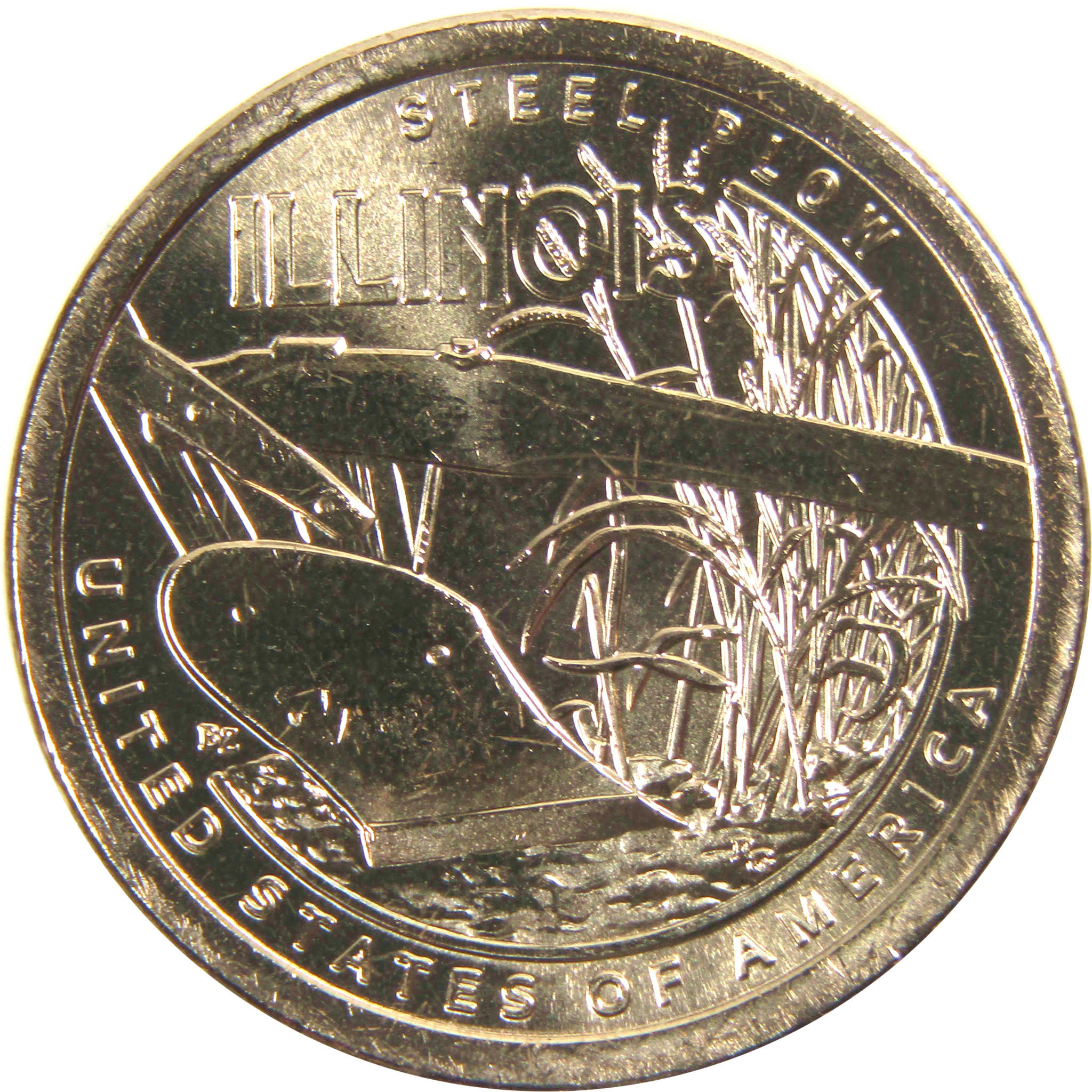 2024 D Steel Plow American Innovation Dollar Uncirculated $1 Coin