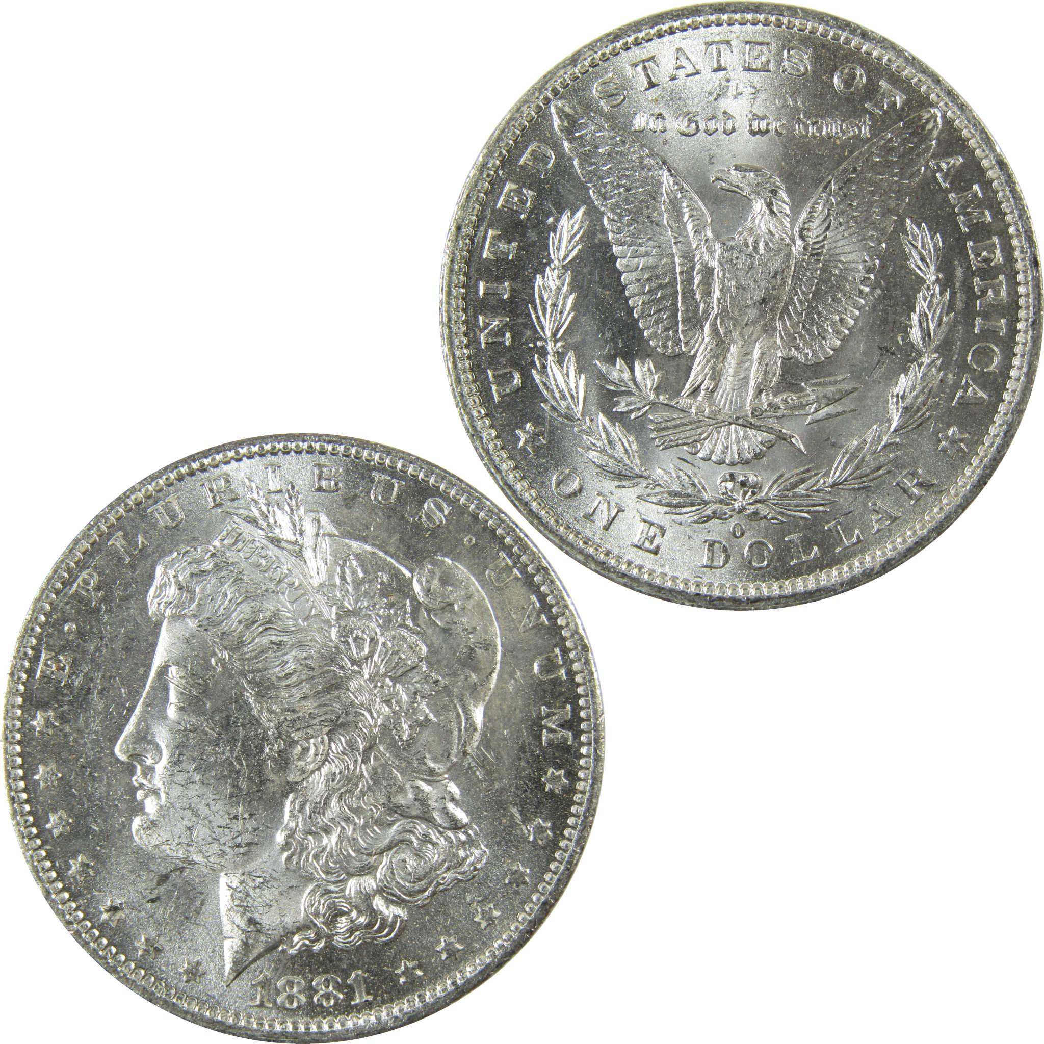 1881 O Morgan Silver Dollar Uncirculated Mint State $1 Coin SKU:I27680 - Morgan coin - Morgan silver dollar - Morgan silver dollar for sale - Profile Coins & Collectibles