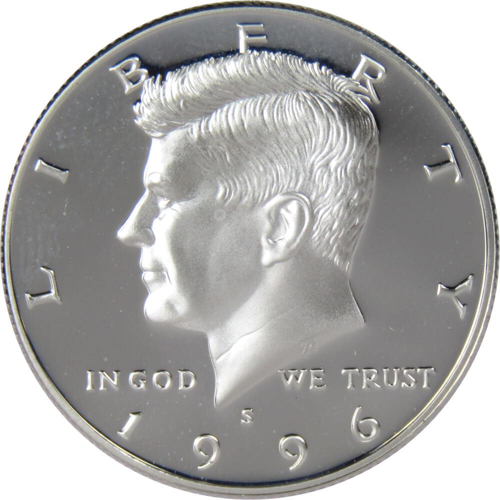 1996 S Kennedy Silver Half Dollar Proof 50c Coin Collectible