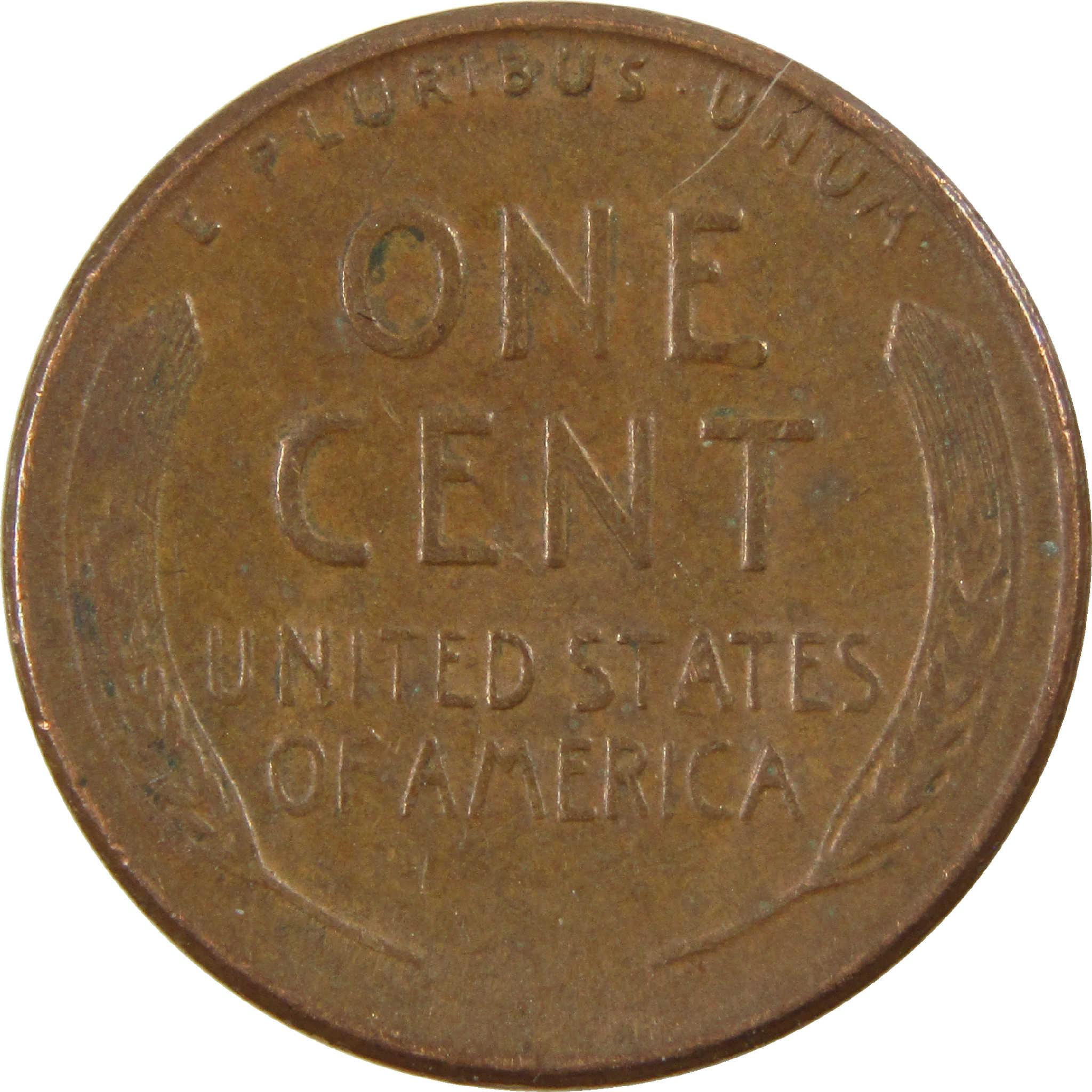 1952 S Lincoln Wheat Cent Circulated Penny 1c Coin Collectible