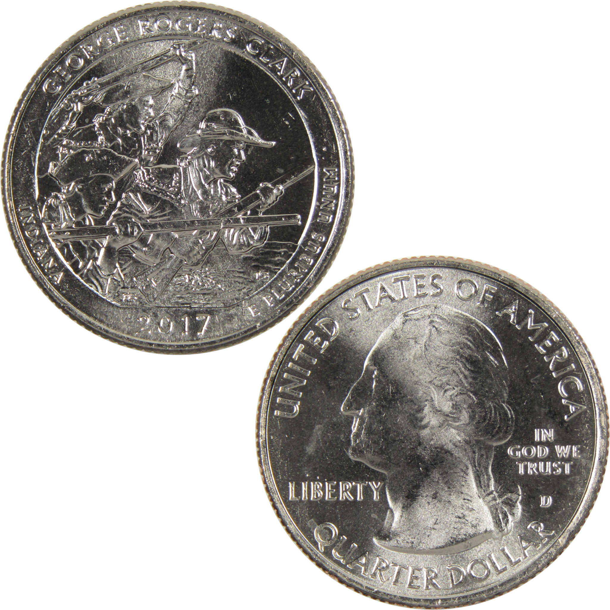 2017 D George Rogers Clark NHP National Park Quarter Uncirculated Clad