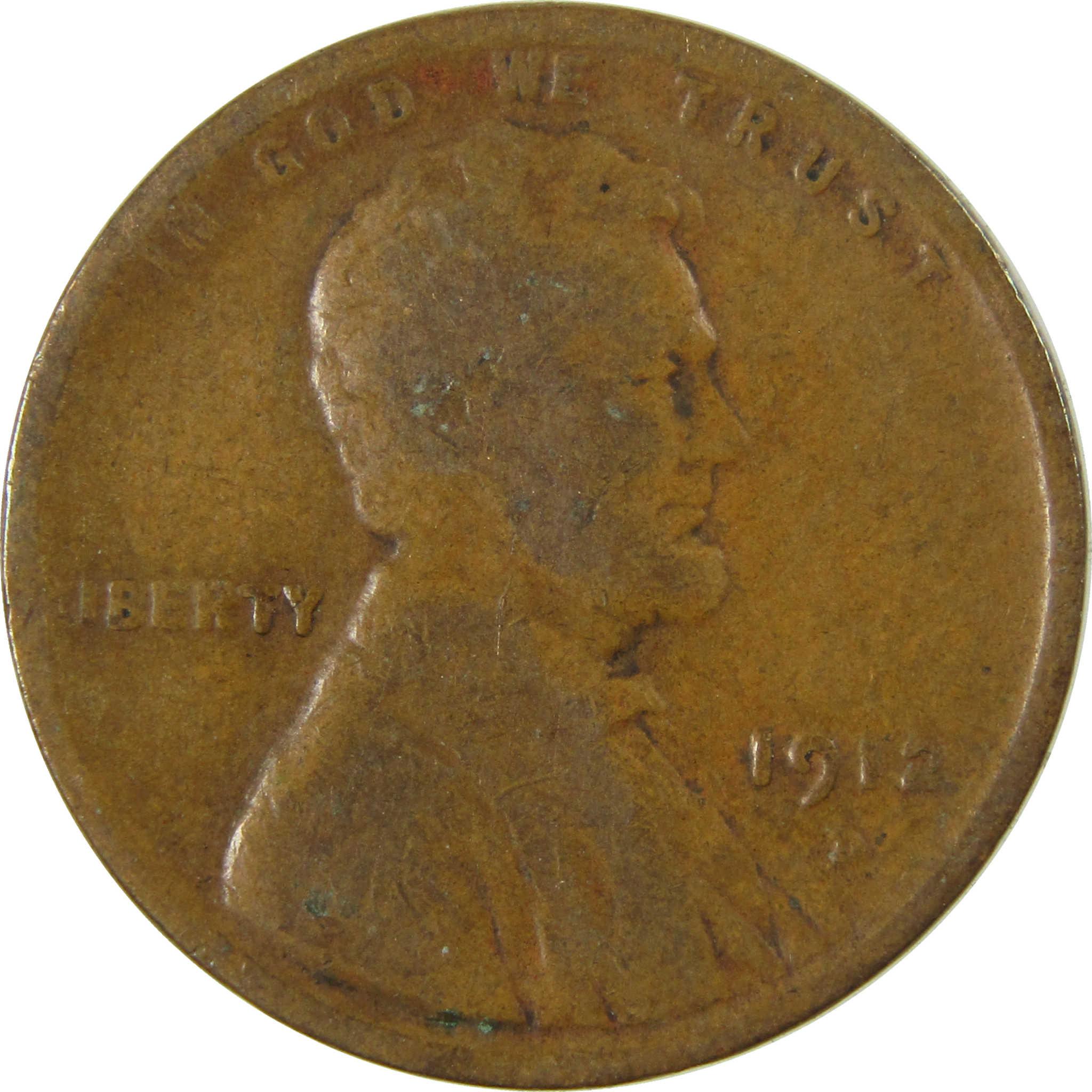 1912 D Lincoln Wheat Cent G Good Penny 1c Coin Collectible SKU:I27163