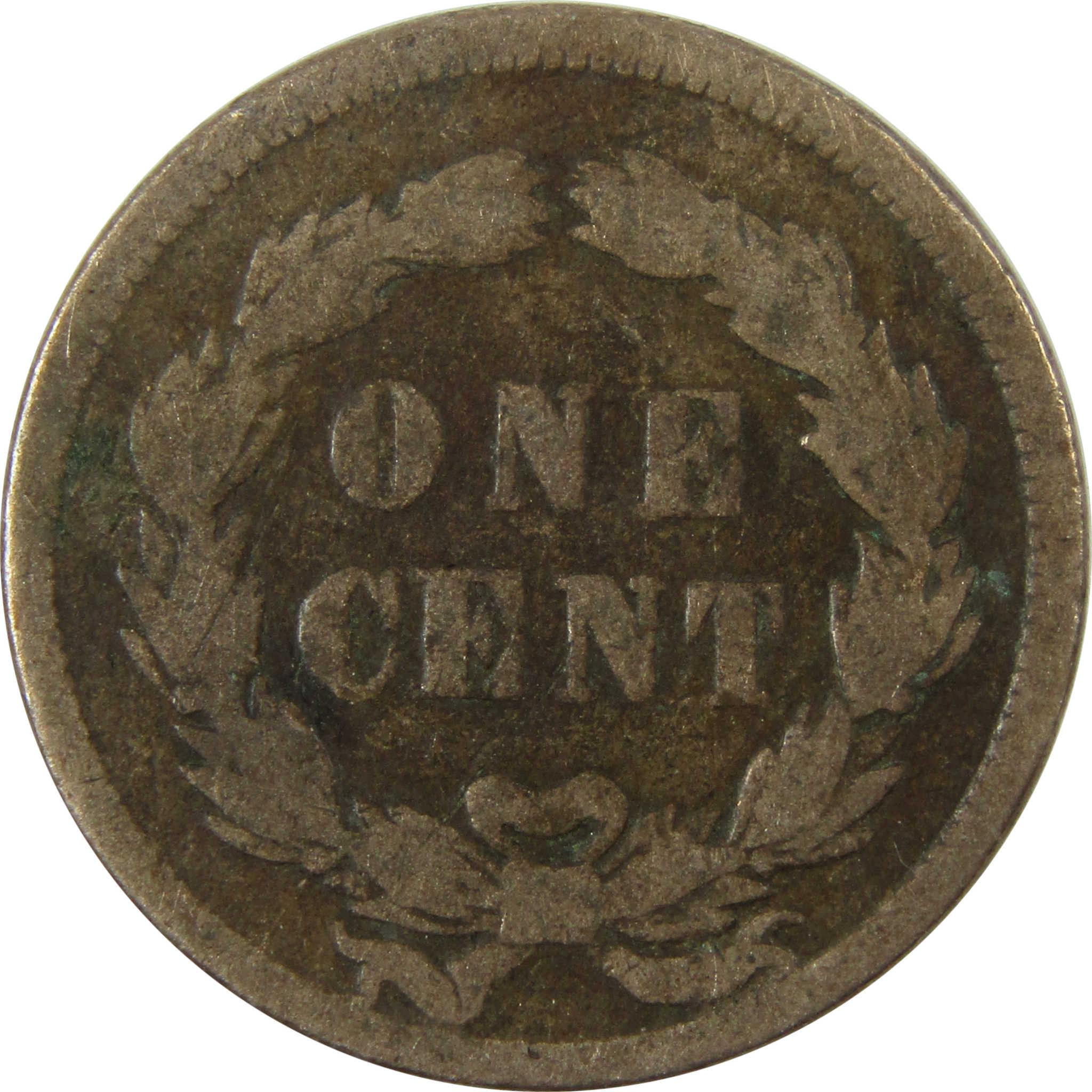 1859 Indian Head Cent G Good Penny 1c Coin SKU:CP1296
