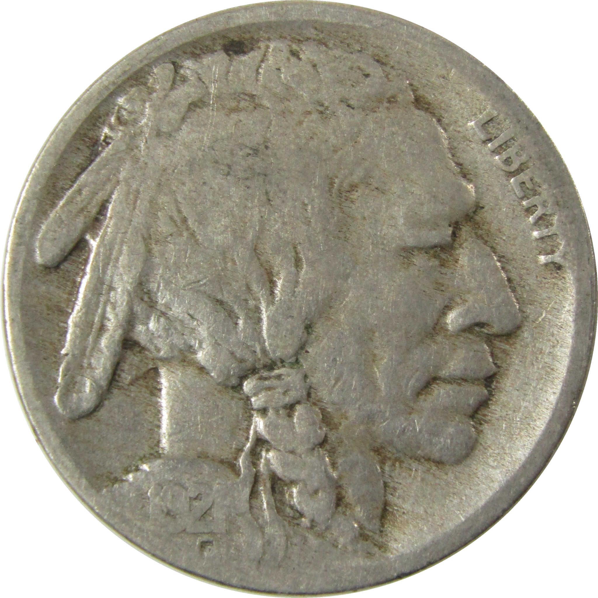 1921 S Indian Head Buffalo Nickel AG About Good 5c Coin SKU:I28130