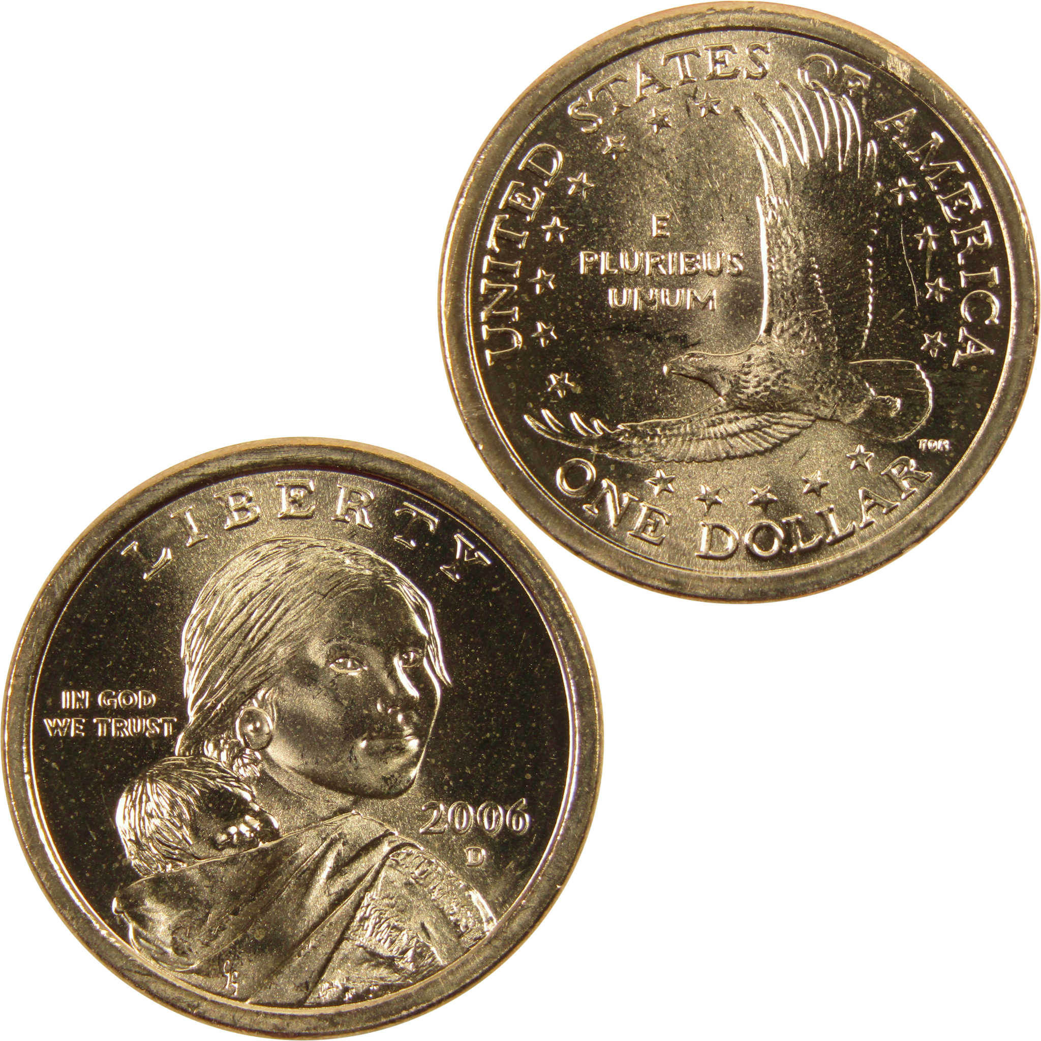 2006 D Sacagawea Native American Dollar BU Uncirculated $1 Coin