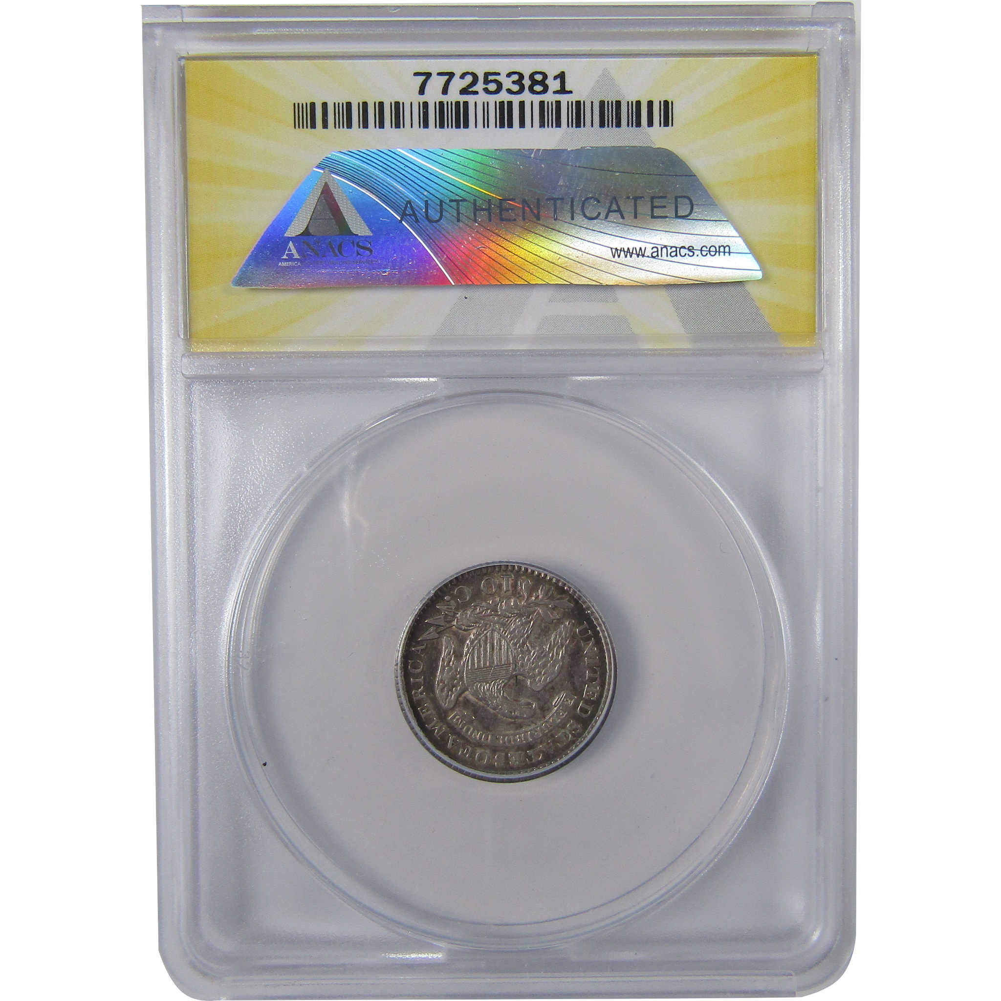 1820 Small 0 Capped Bust Dime EF 45 Details ANACS Silver SKU:I17684