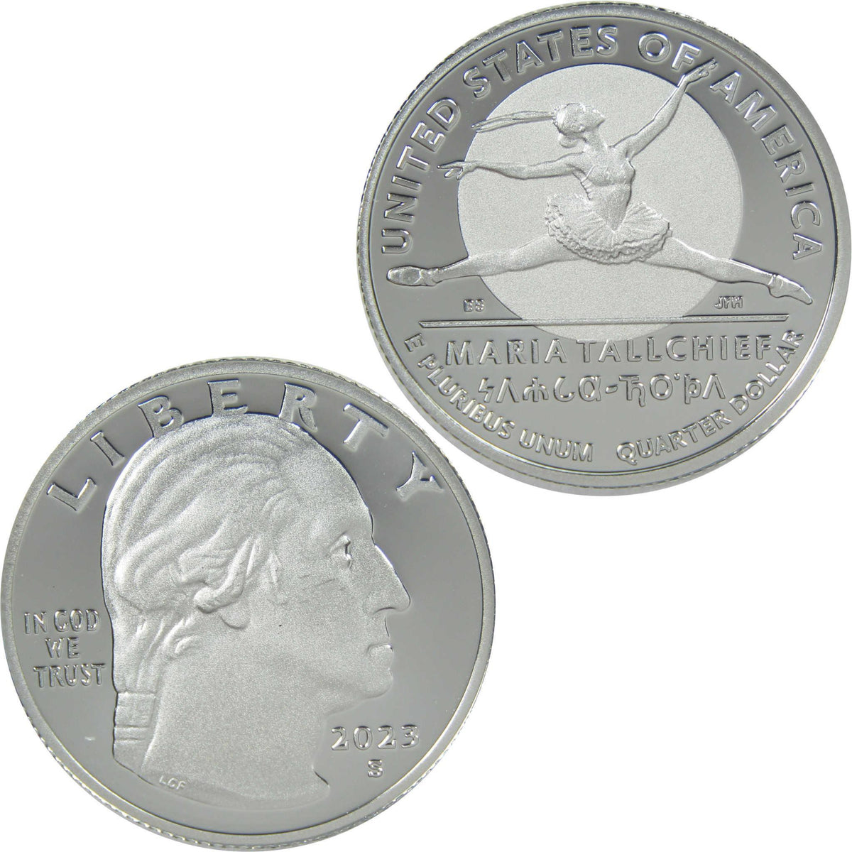 2023 S Maria Tallchief American Women Silver Quarter Proof 25c Coin