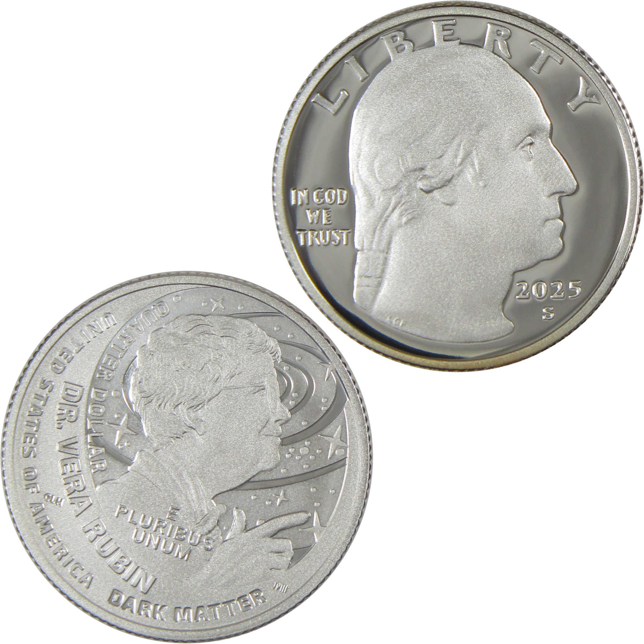 2025 S Vera Rubin American Women Quarter .999 Silver Proof 25c Coin