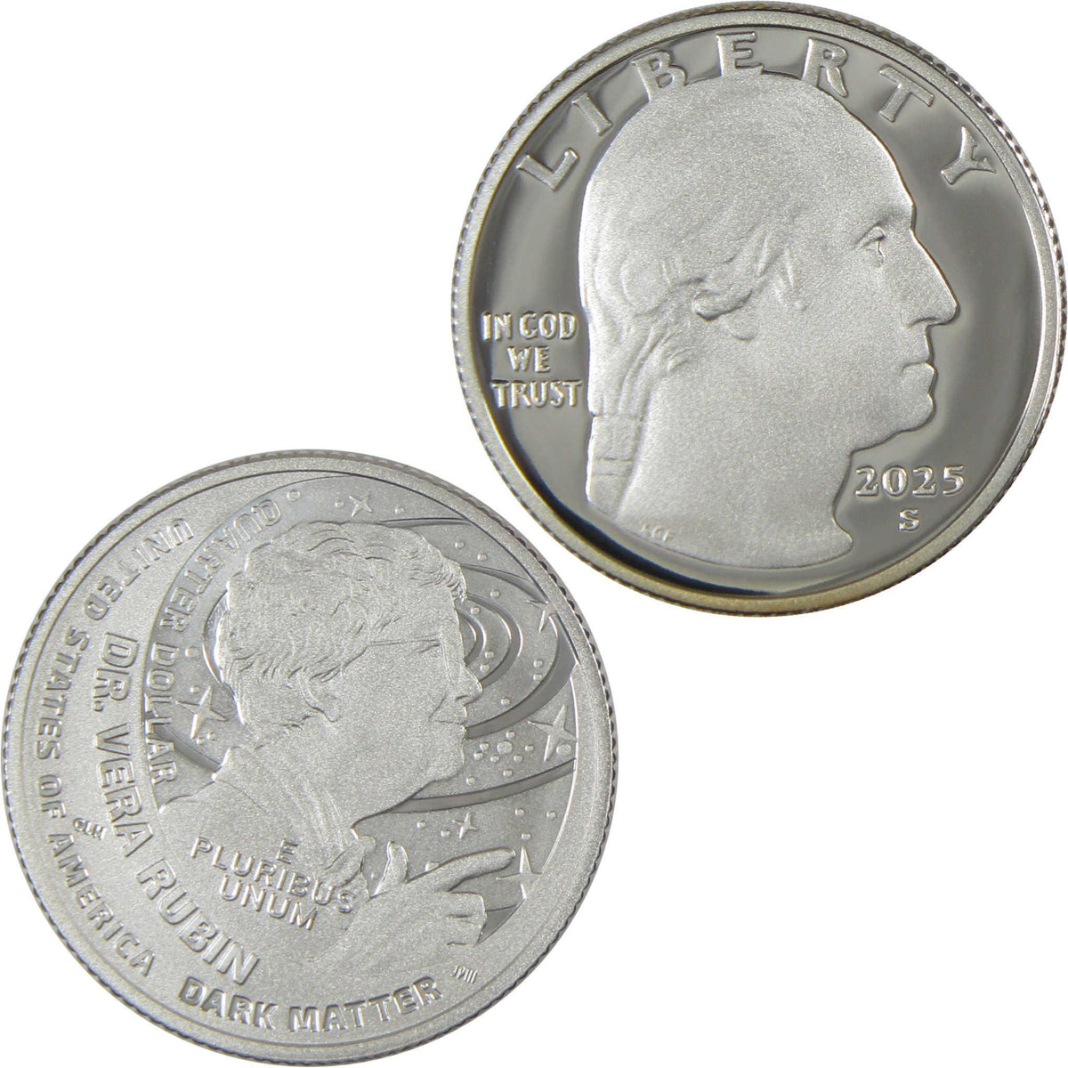 2025 S Vera Rubin American Women Silver Quarter Proof 25c Coin