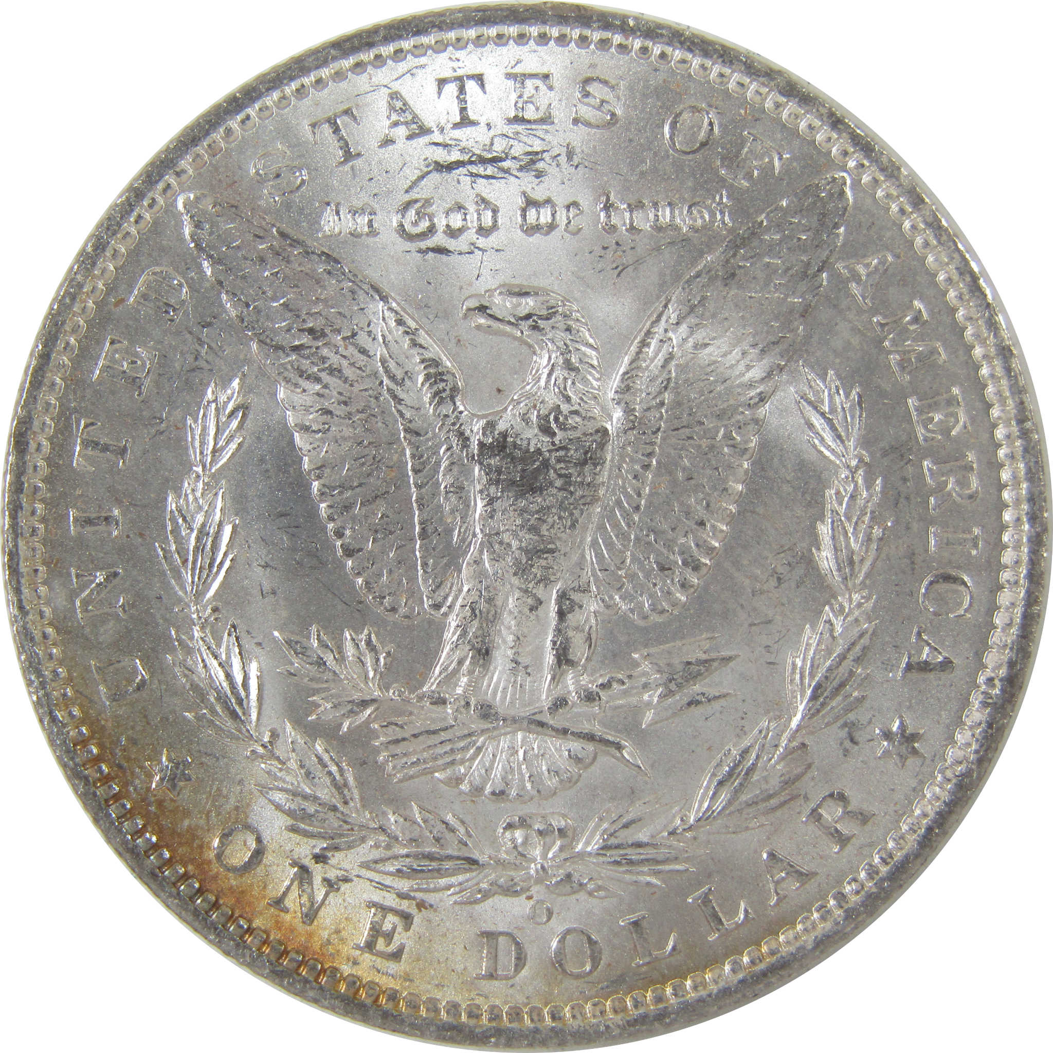 1885 O Morgan Dollar Uncirculated Silver $1 Coin Toned SKU:I18871