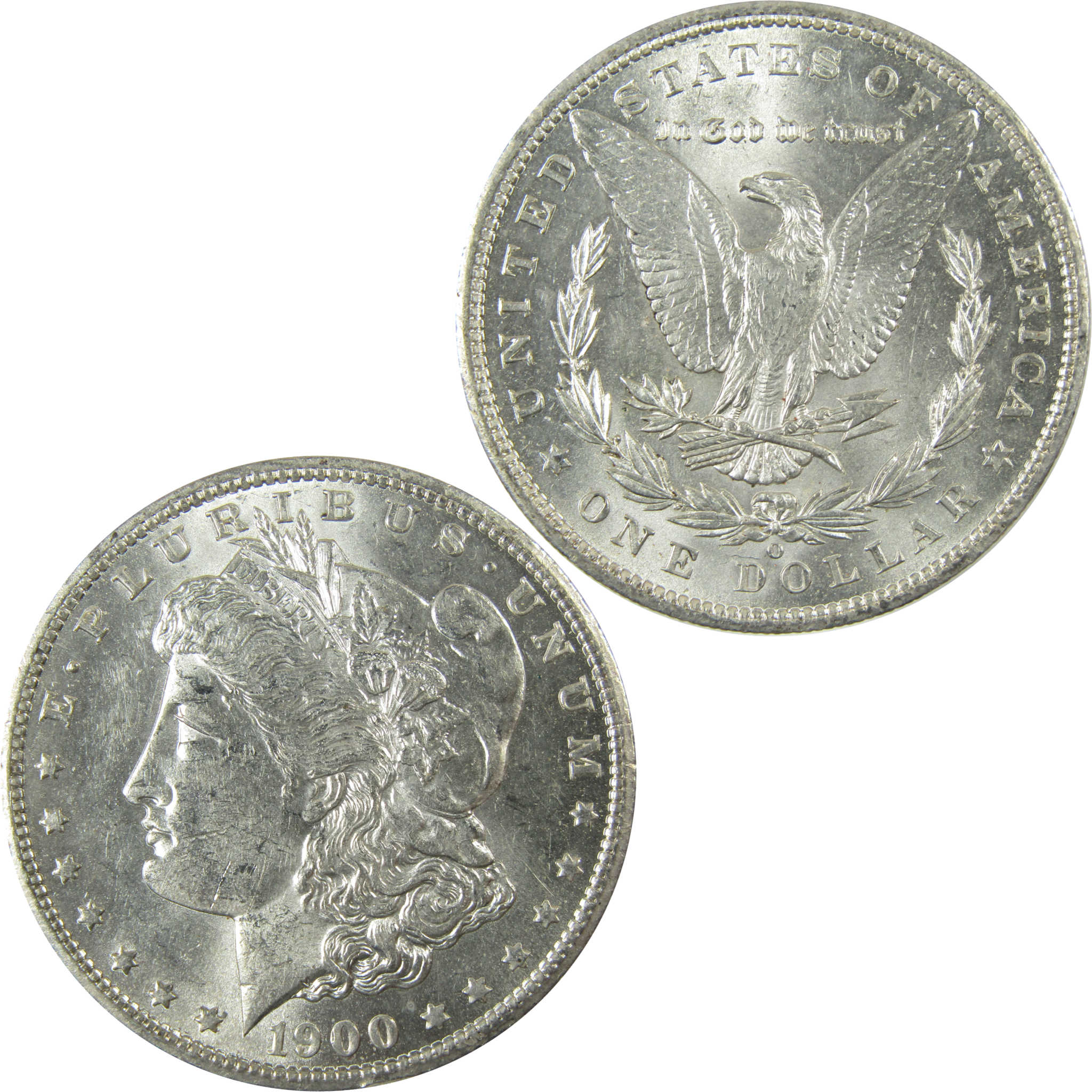 1900 O Morgan Silver Dollar Uncirculated Mint State $1 Coin SKU:I27787