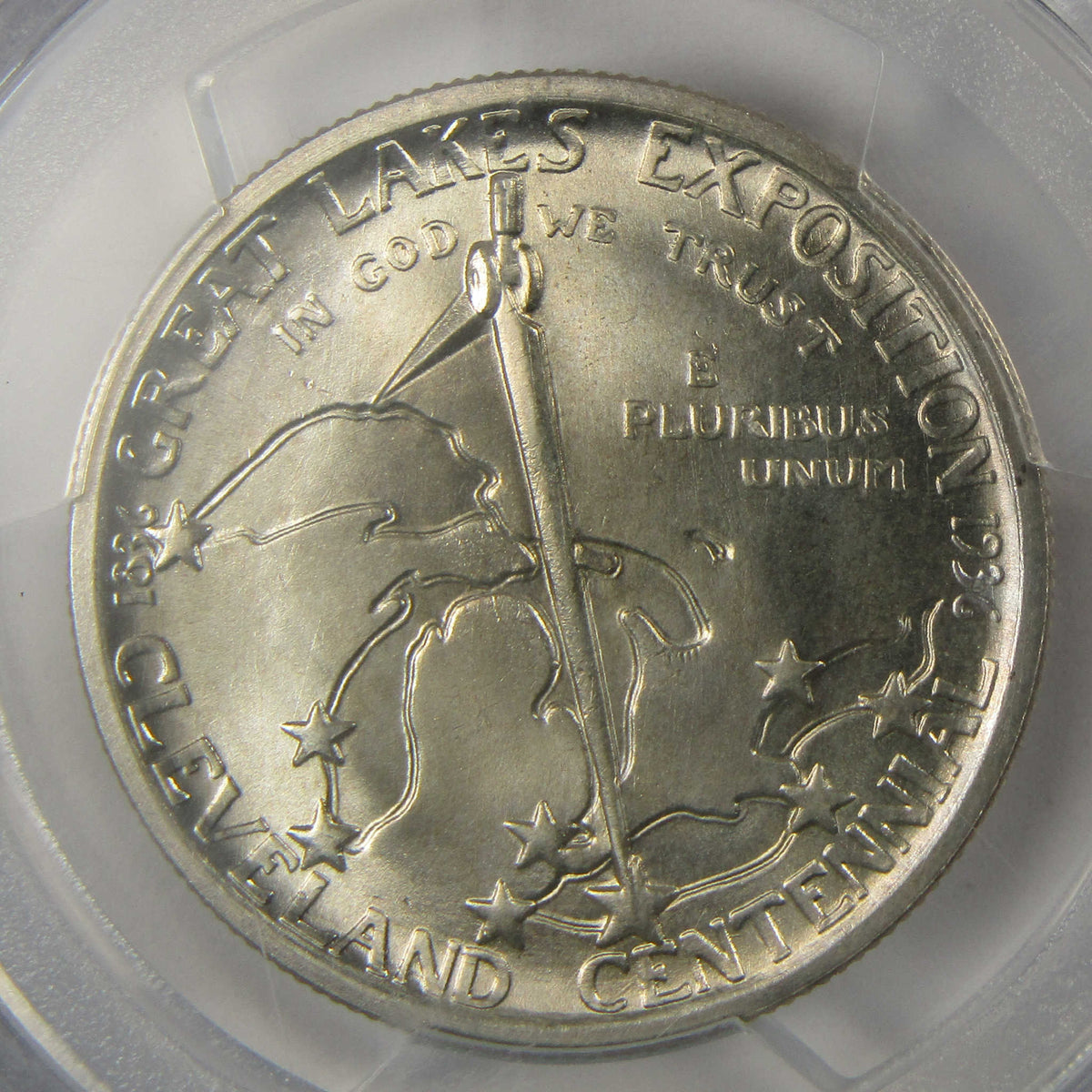 1936 Cleveland Centennial Commemorative Silver Half Dollar MS 65 PCGS