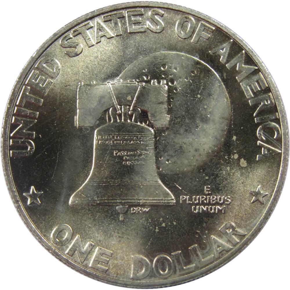 1976 S Type 1 Eisenhower Bicentennial Silver Dollar Uncirculated Coin