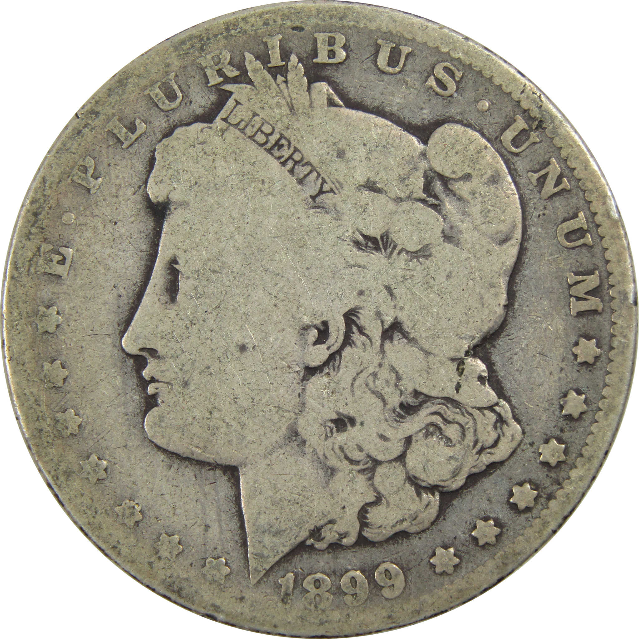 1899 O Micro O Morgan Dollar AG About Good Silver $1 Coin SKU:I13613