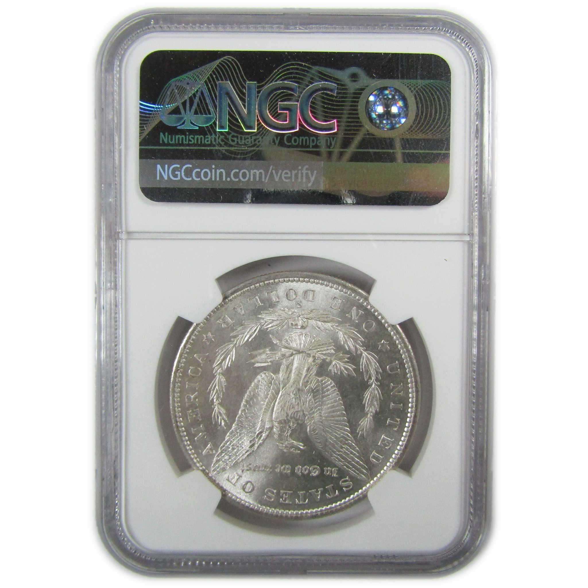 1880 S Morgan Silver Dollar MS 63 NGC Uncirculated $1 Coin SKU:CP424 - Morgan coin - Morgan silver dollar - Morgan silver dollar for sale - Profile Coins & Collectibles