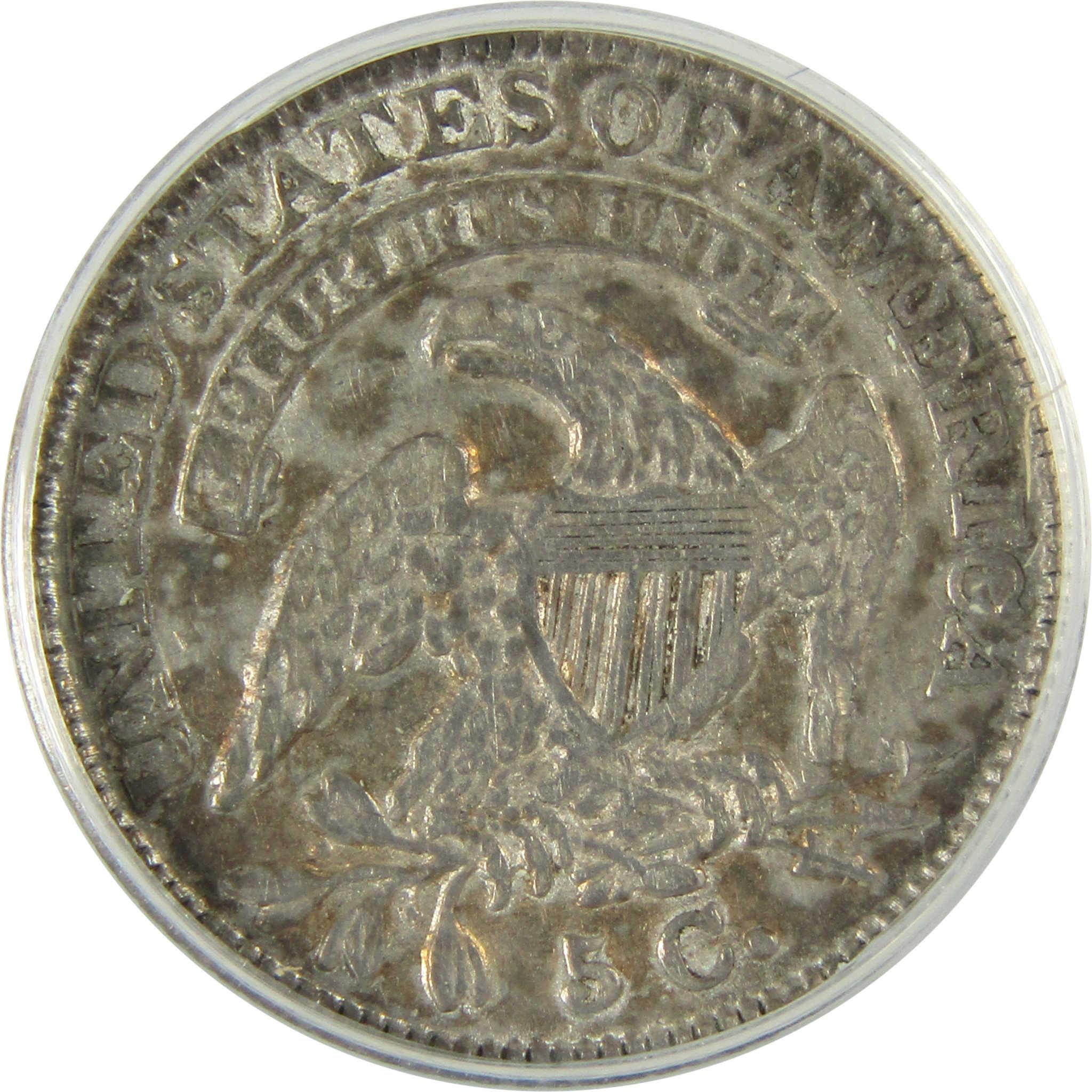 1835 Large Date Small 5C Capped Bust Half Dime EF 45 ANACS SKU:I26021