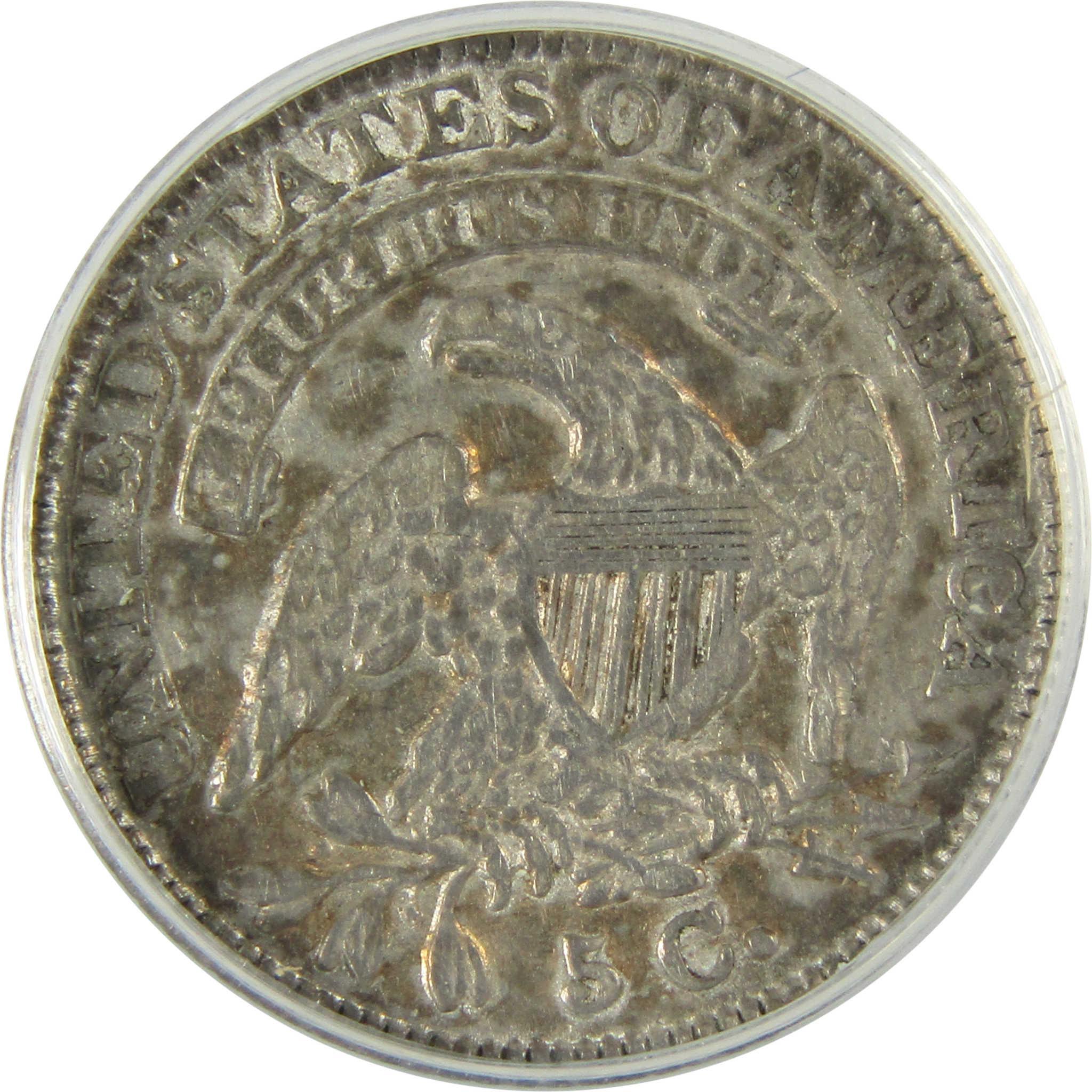 1835 Large Date Small 5C Capped Bust Half Dime EF 45 ANACS SKU:I26021