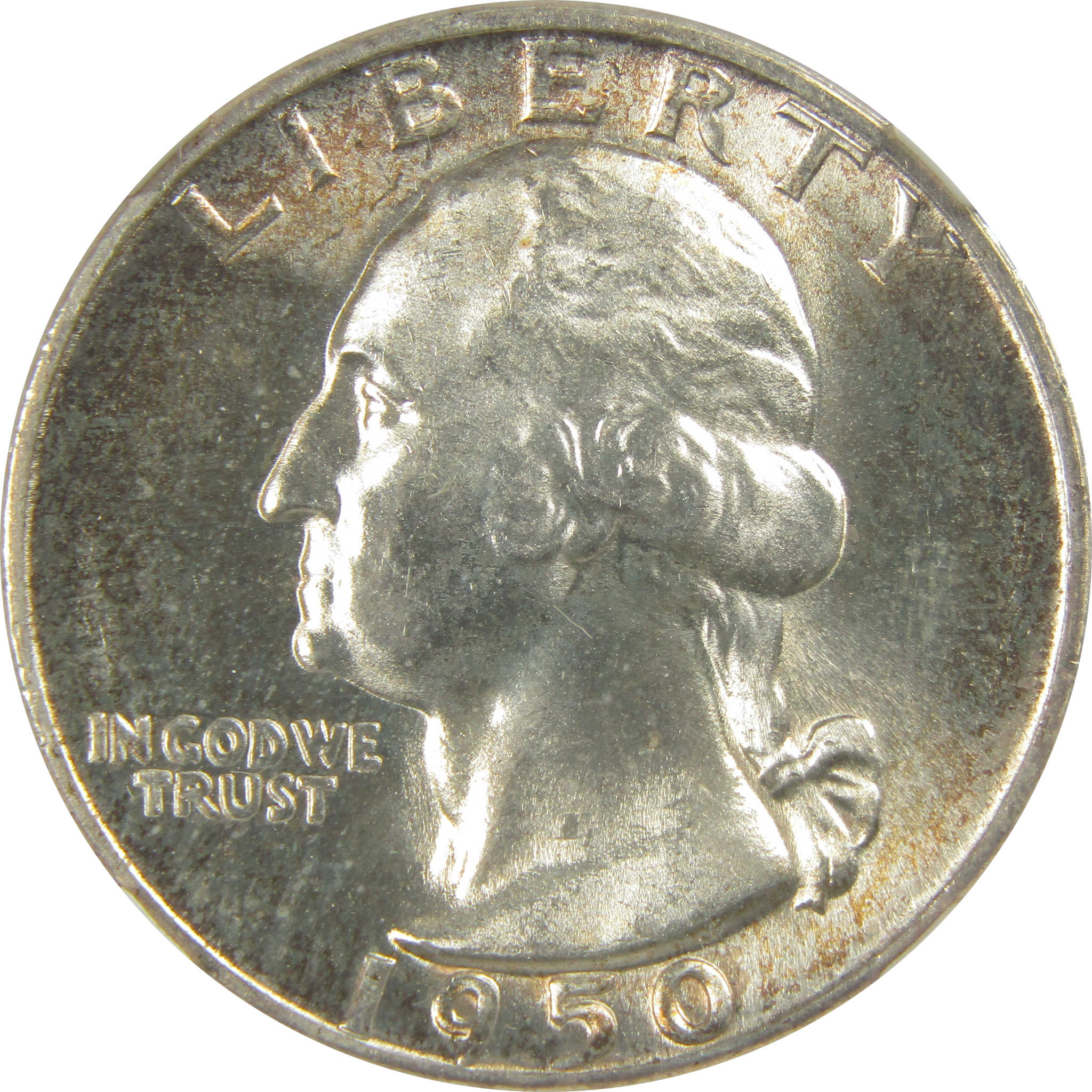 1950 D Washington Quarter MS 66 NGC Silver Bag Fragment SKU:I20515