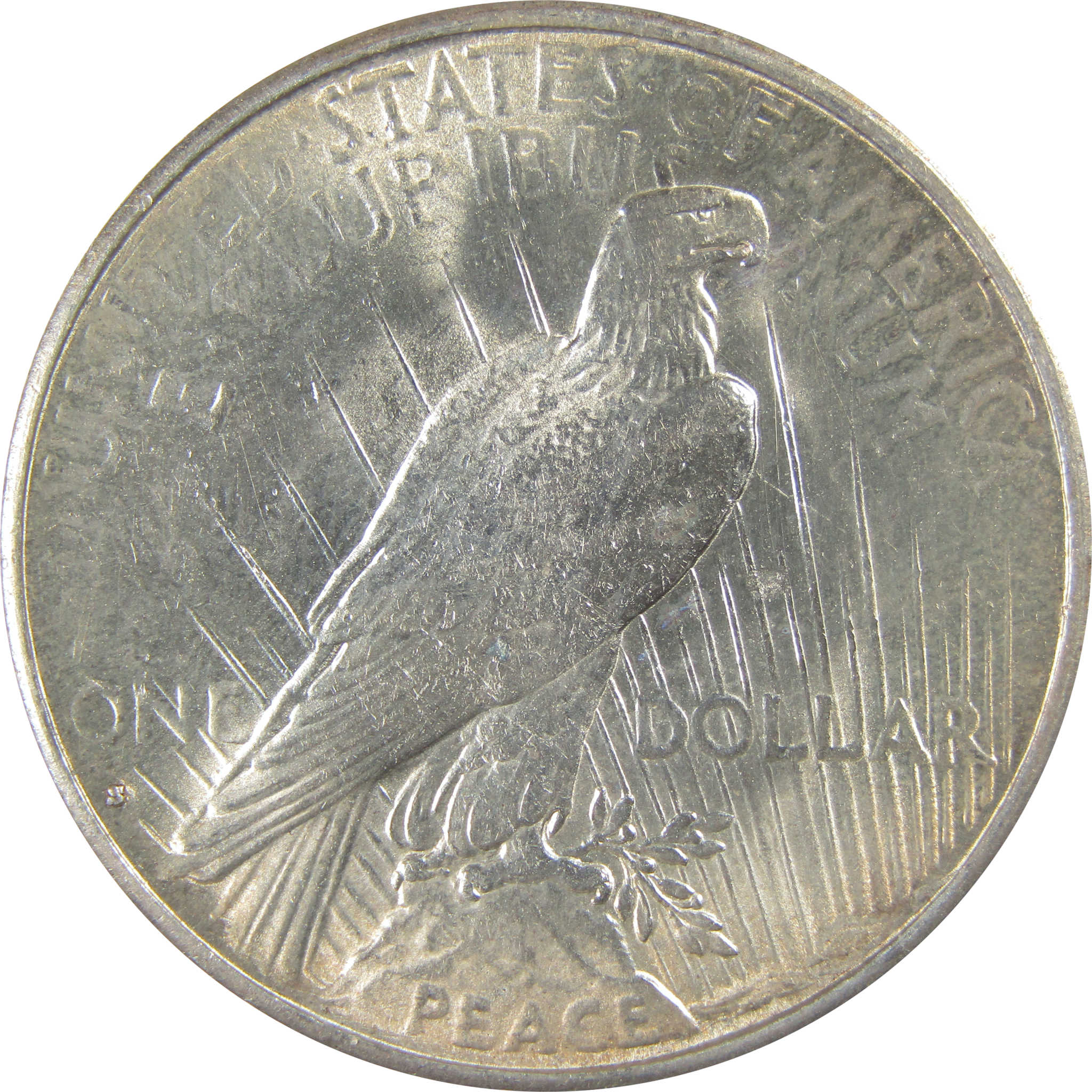 1935 S Peace Dollar Borderline Uncirculated Silver $1 Coin SKU:I23418